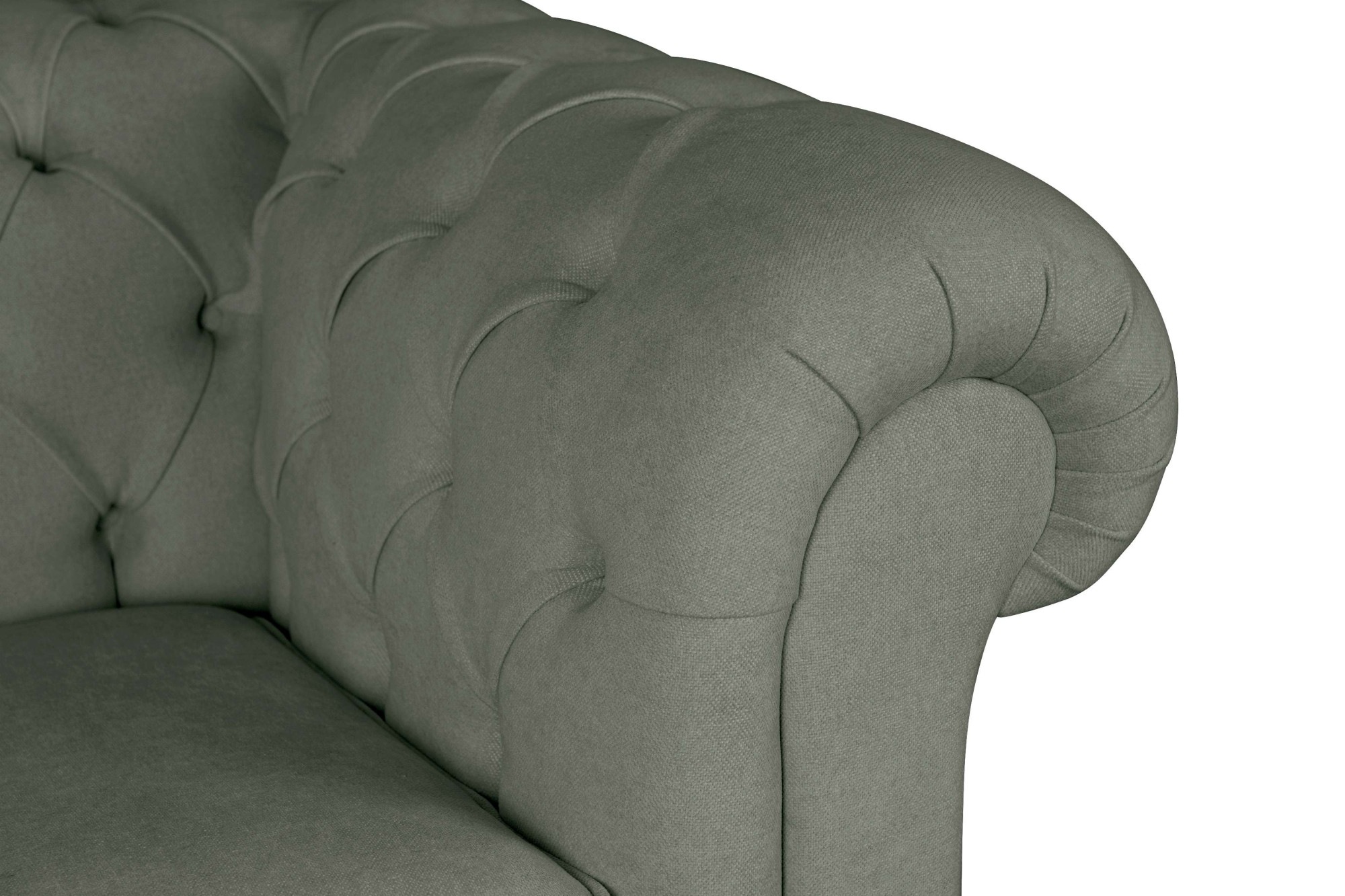 Home affaire 3-Sitzer »CHARENTE, optionale Schlafsofa, Chesterfield-Sofa, Bettfunktion«, mit edler Knopfheftung und typischen Armlehnen, B/T/H 198/89/74 cm