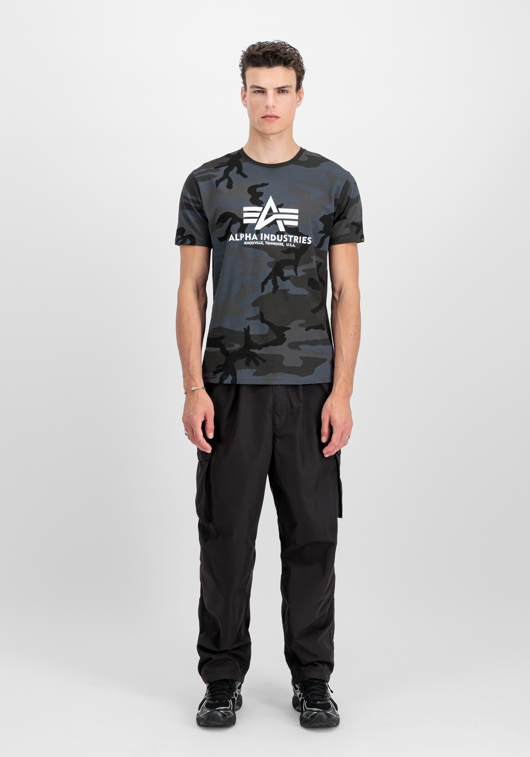 Alpha Industries T-Shirt »Alpha Industries Men - T-Shirts Basic T-Shirt BL Camo«