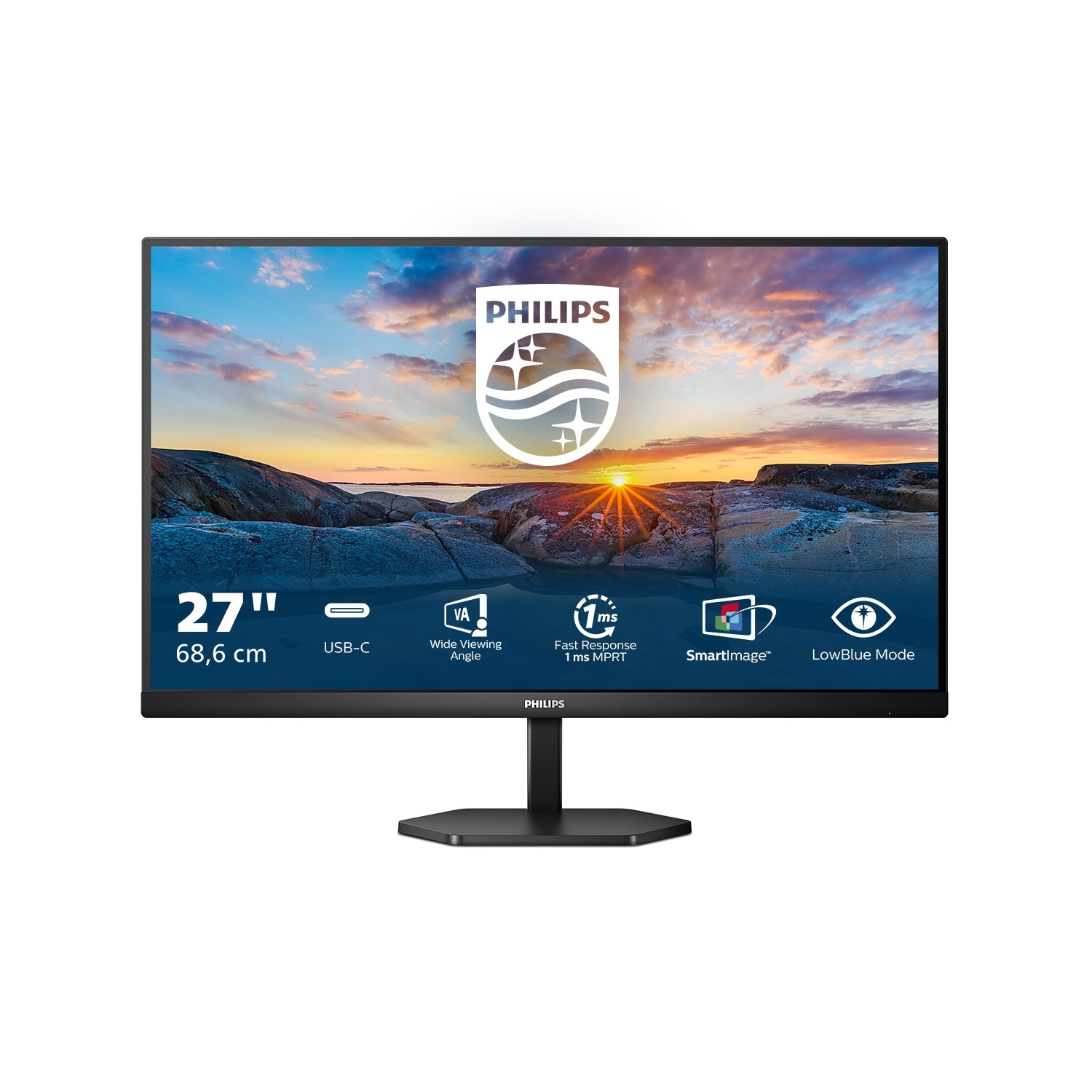 Philips LCD-Monitor »27E1N3300A«, 68,7 cm/27 Zoll, 1920 x 1080 px, Full HD, 1 ms Reaktionszeit, 75 Hz