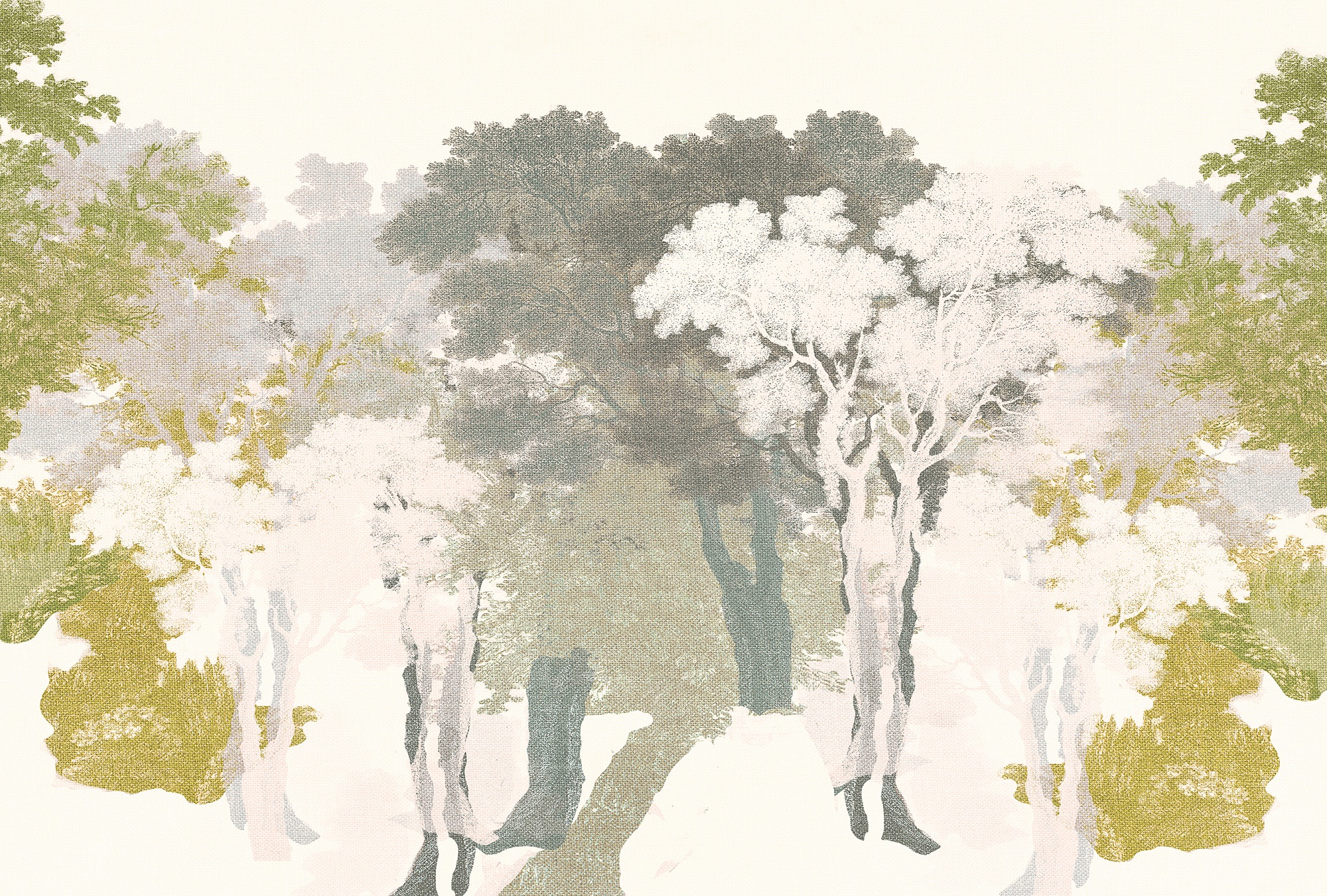 Architects Paper Fototapete »Atelier 47 Forest Blot 2« Wald glatt Vlies, Wa günstig online kaufen