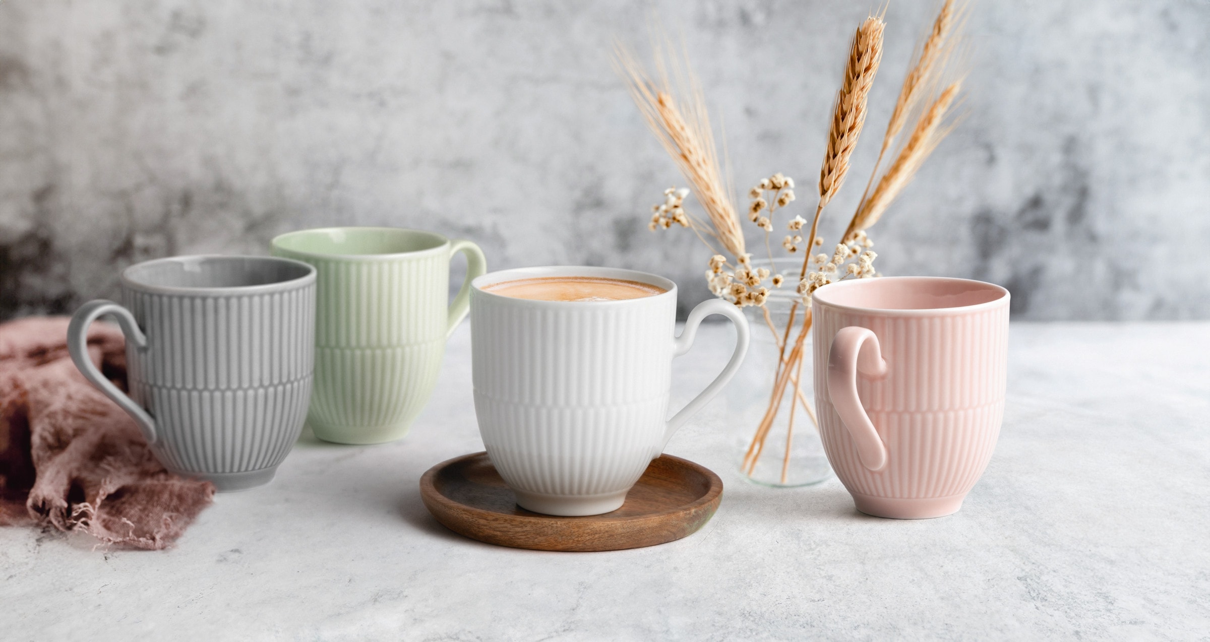 Seltmann Weiden Becher »Amina« Kaffeebecher, Tasse, mit Relief