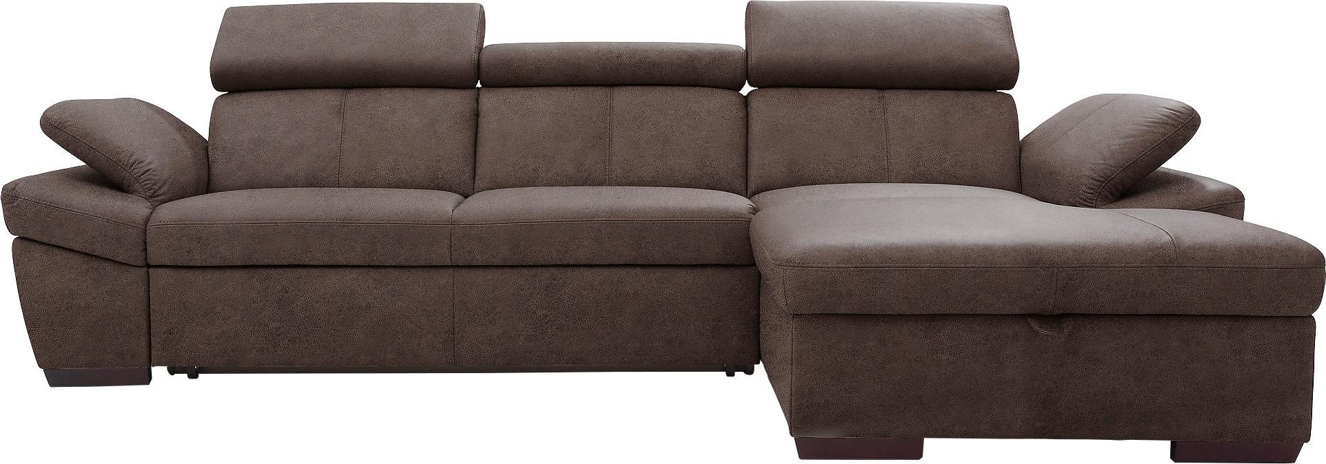 exxpo - sofa fashion Ecksofa »Salerno, Funktionssofa, Breite 280cm, hoher S günstig online kaufen