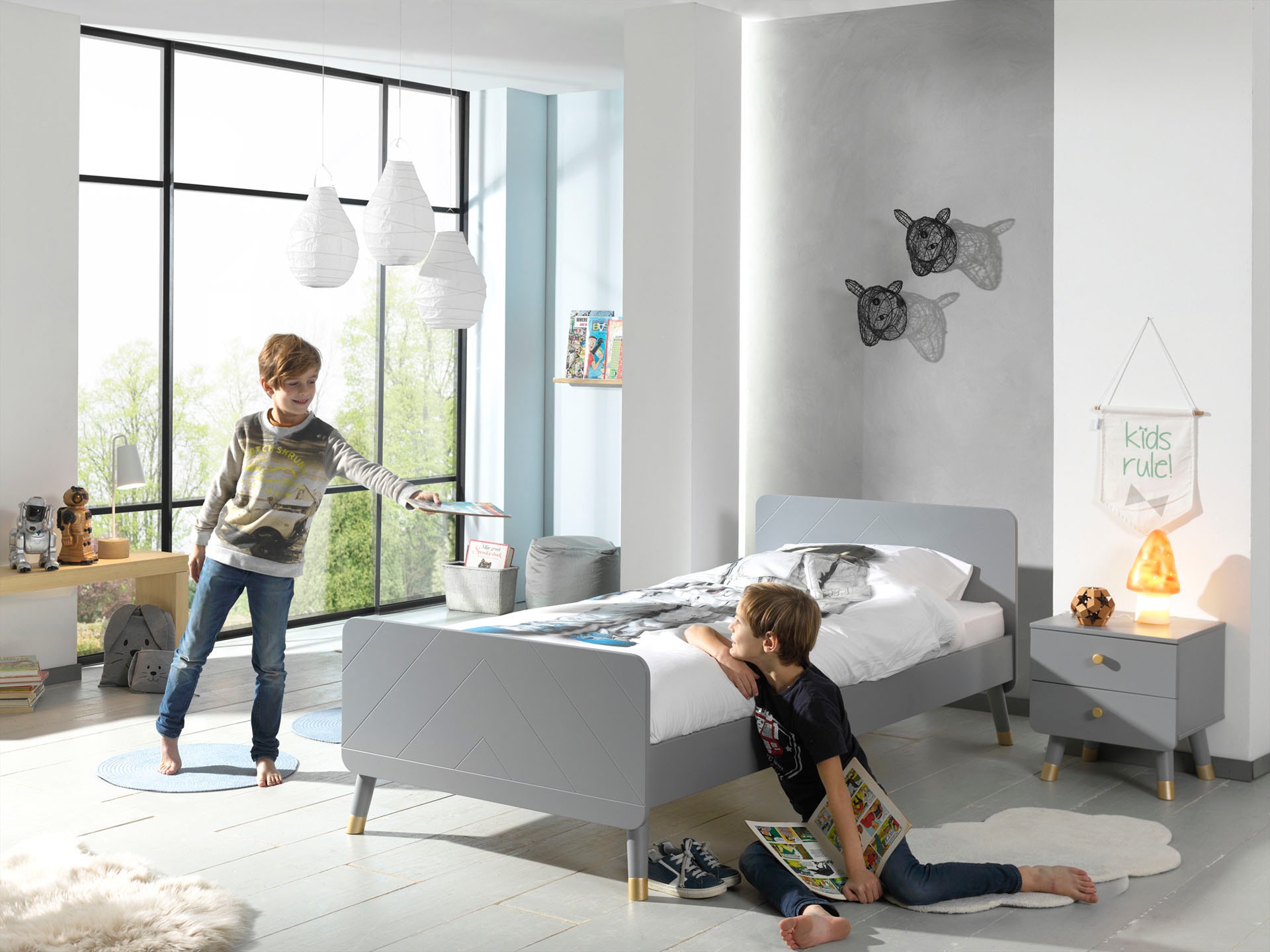 Vipack Jugendbett »Billy«, (Made in Europe), Hausbett, Einzelbett
