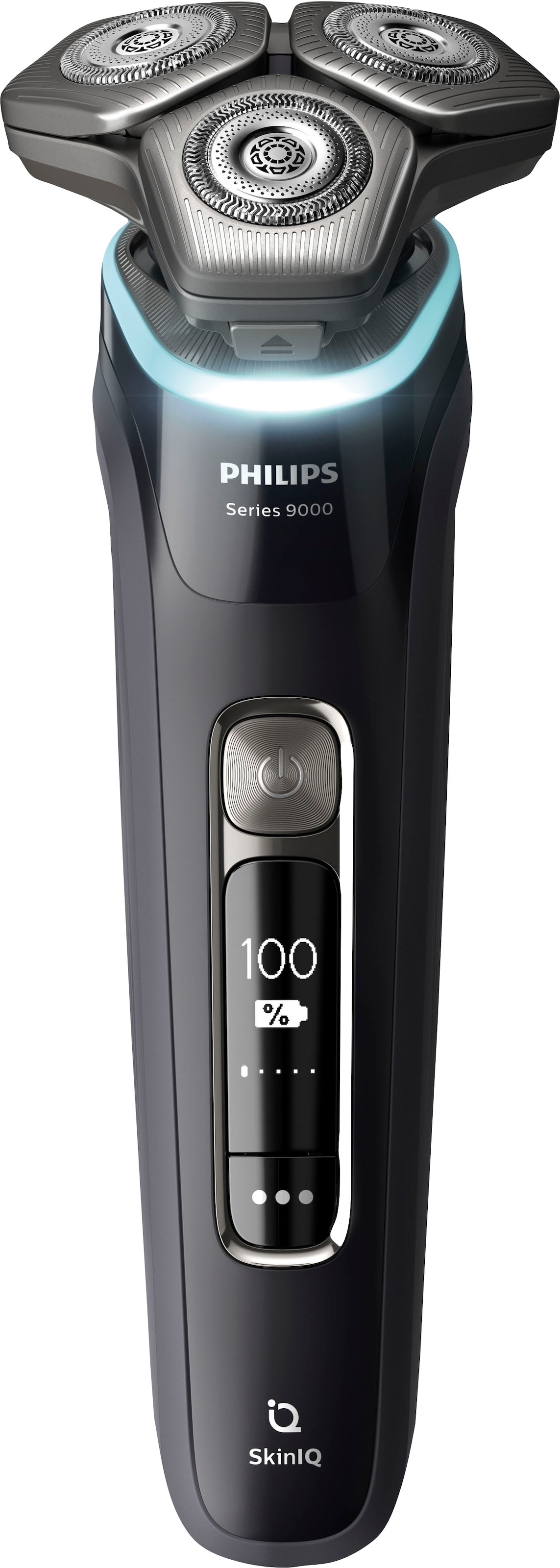 Philips Elektrorasierer »Shaver Reinigungskartuschen, SkinIQ Series Präzisionstrimmer, mit 2 online Technologie Etui, integrierter bestellen S9976/55«, Ladestand, 9000