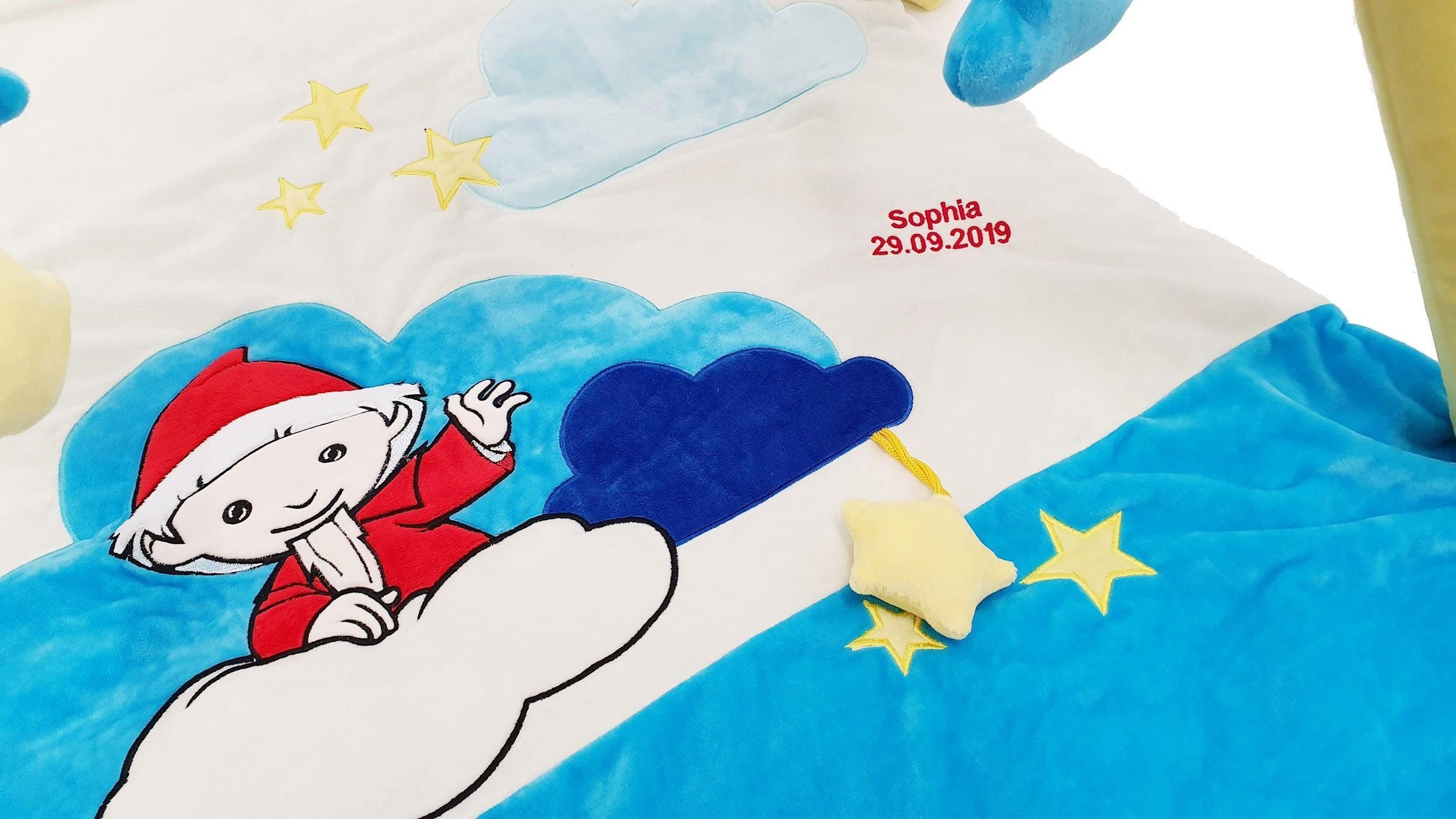 Heunec® Spielbogen »Sandmann Spieldecke mit Spielbogen«, mit individueller Bestickung