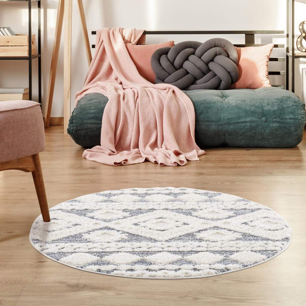 Carpet City Hochflor-Teppich »Focus 3005«, rechteckig, 20 mm Höhe, Boho-Tep günstig online kaufen