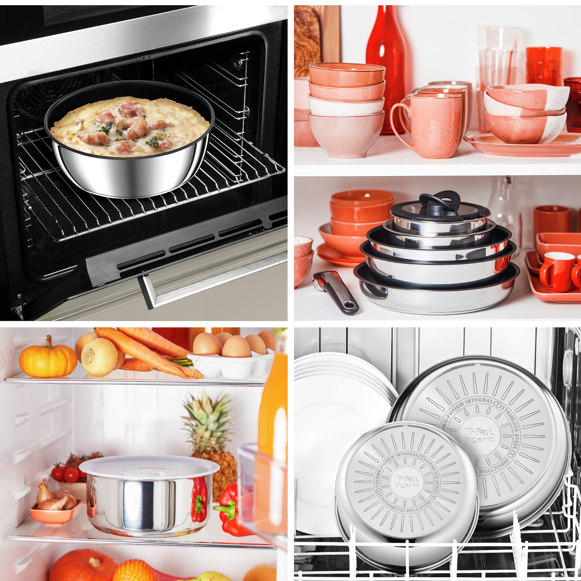 Tefal Kasserolle »Ingenio Preference« 1 Stk. tlg. Edelstahl