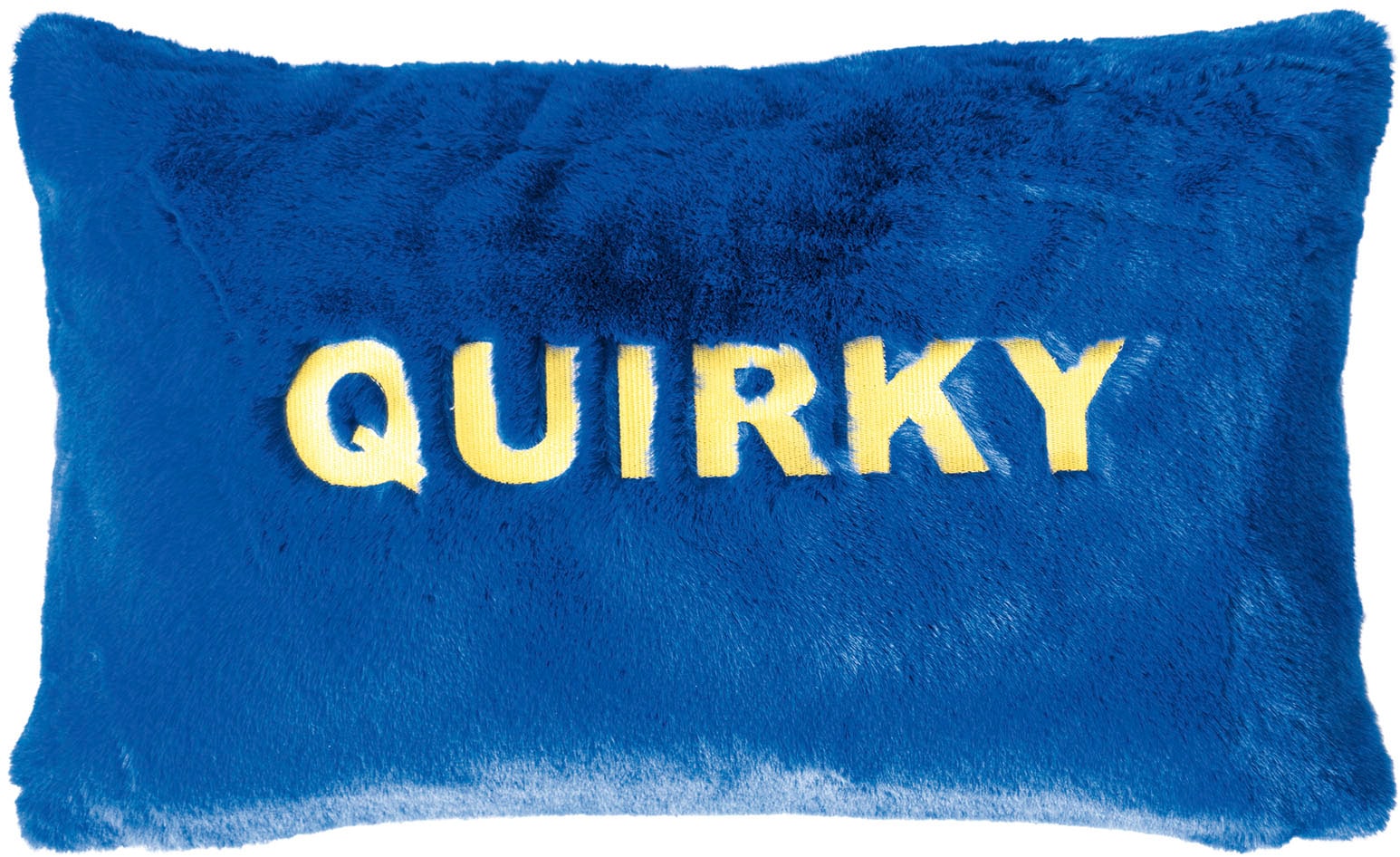 PAD Fellkissen »GAZE« Kunstfell, weich & kuschelig, mit Schriftzug, 30x50 cm