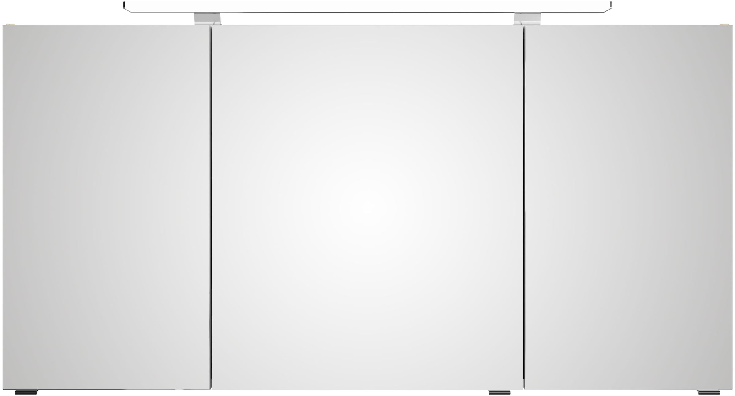 Saphir Badmöbel-Set »Serie 4010 2-teilig Keramik-Waschtisch mit LED-Spiegelschrank«, (Set), Badezimmer Set 144 cm breit, inkl. Türdämpfer, 5 Türen, 2 Schubladen
