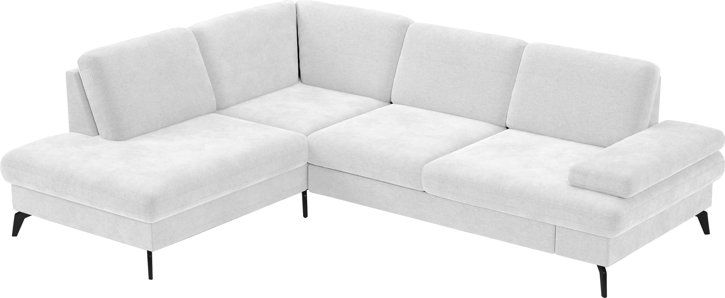 sit&more Ecksofa »Morris L-Form, inkl. Sitztiefenverstellung«, wahlweise mit Armteilverstellung, Bettfunktion & Bettkasten