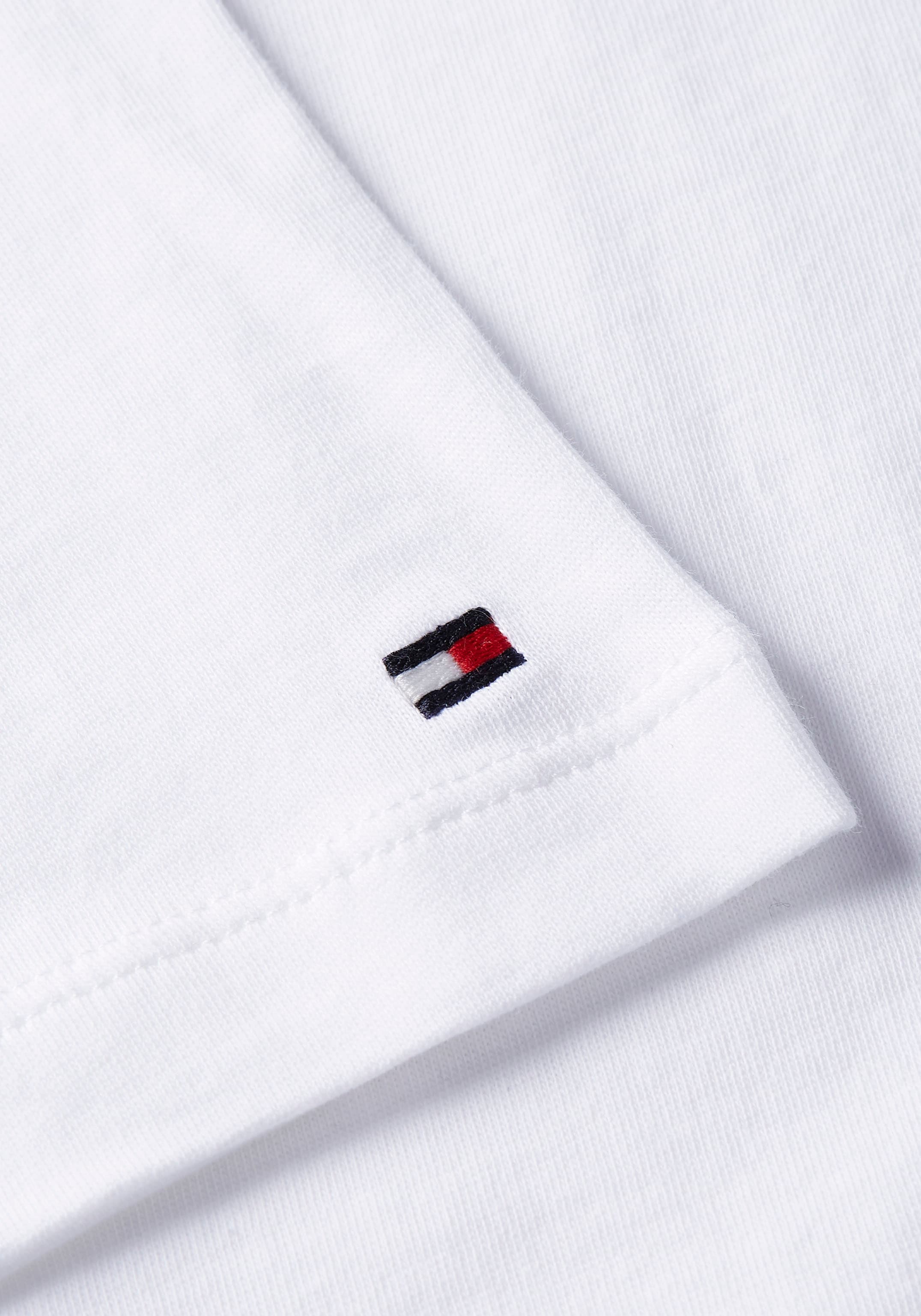 Tommy Hilfiger T-Shirt »REG CORP LOGO C-NK SS«, mit Logoschriftzug