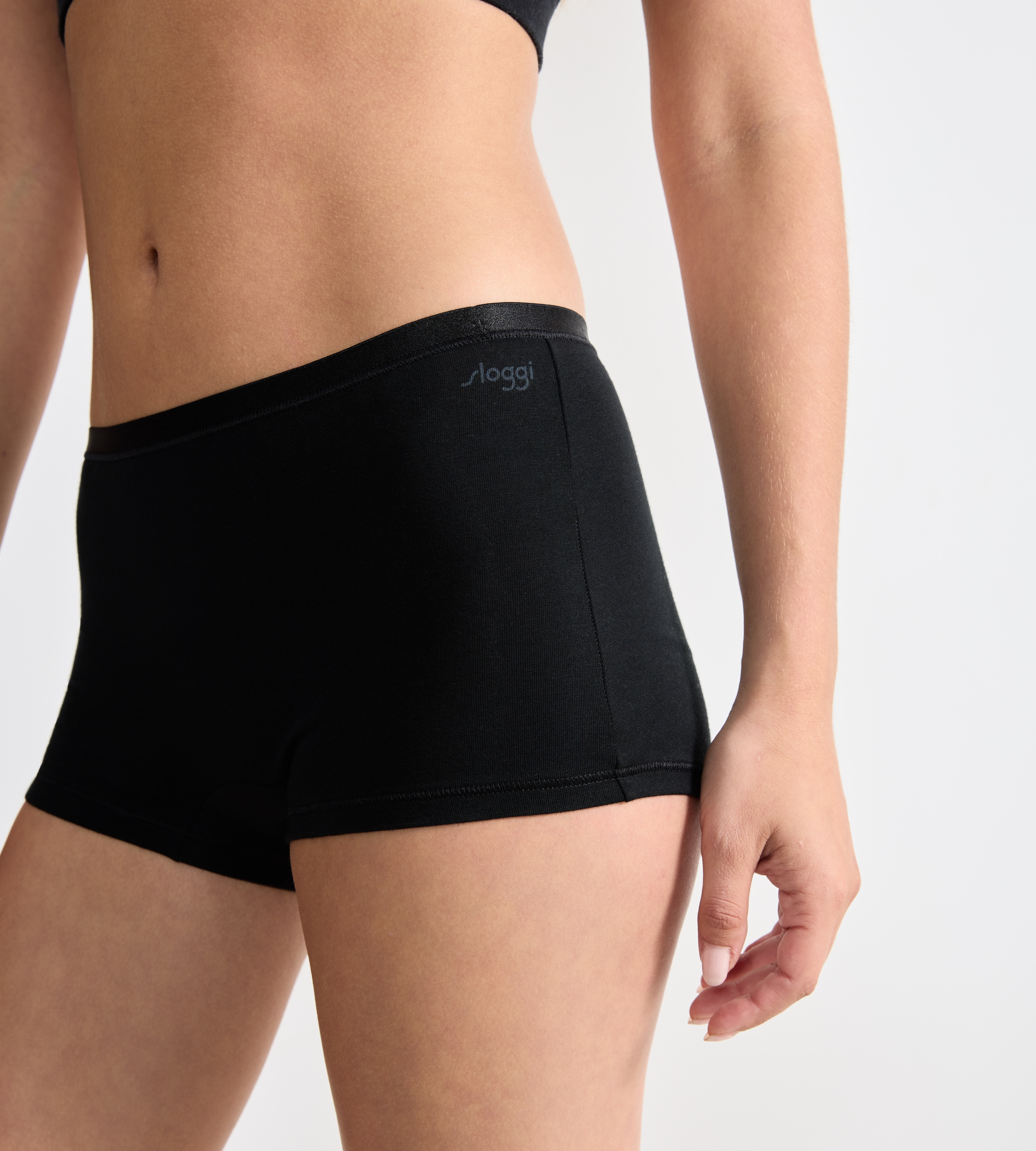 sloggi Slip »GO Daily Cotton Short 3P«, (3er Pack), glanzeffekt Details