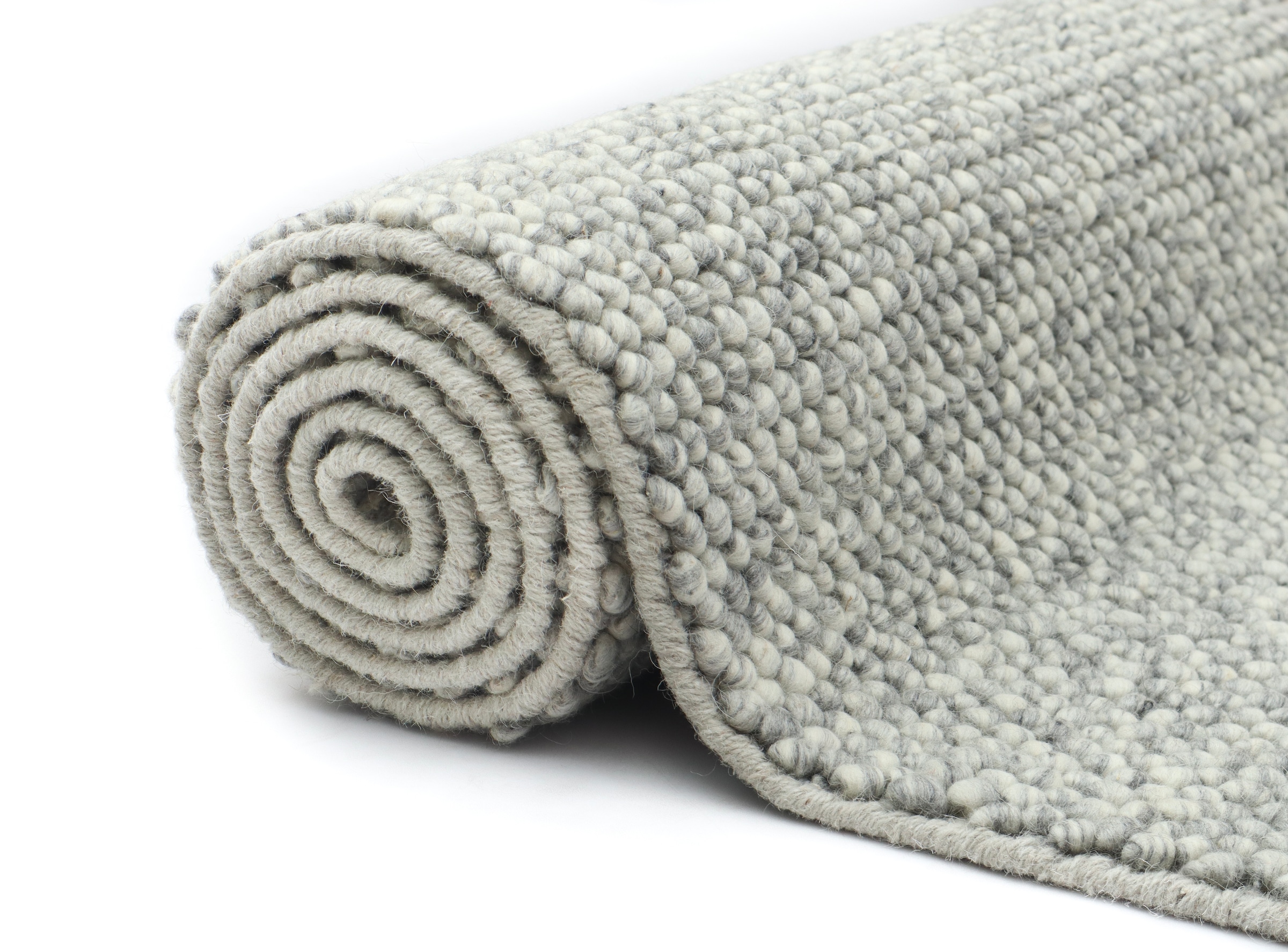 my home Läufer »Wolly, handgewebt, Handweb Teppich« rechteckig 14 mm Höhe Wolle, Brücke, Flur, Schlafzimmer, Wohnzimmer