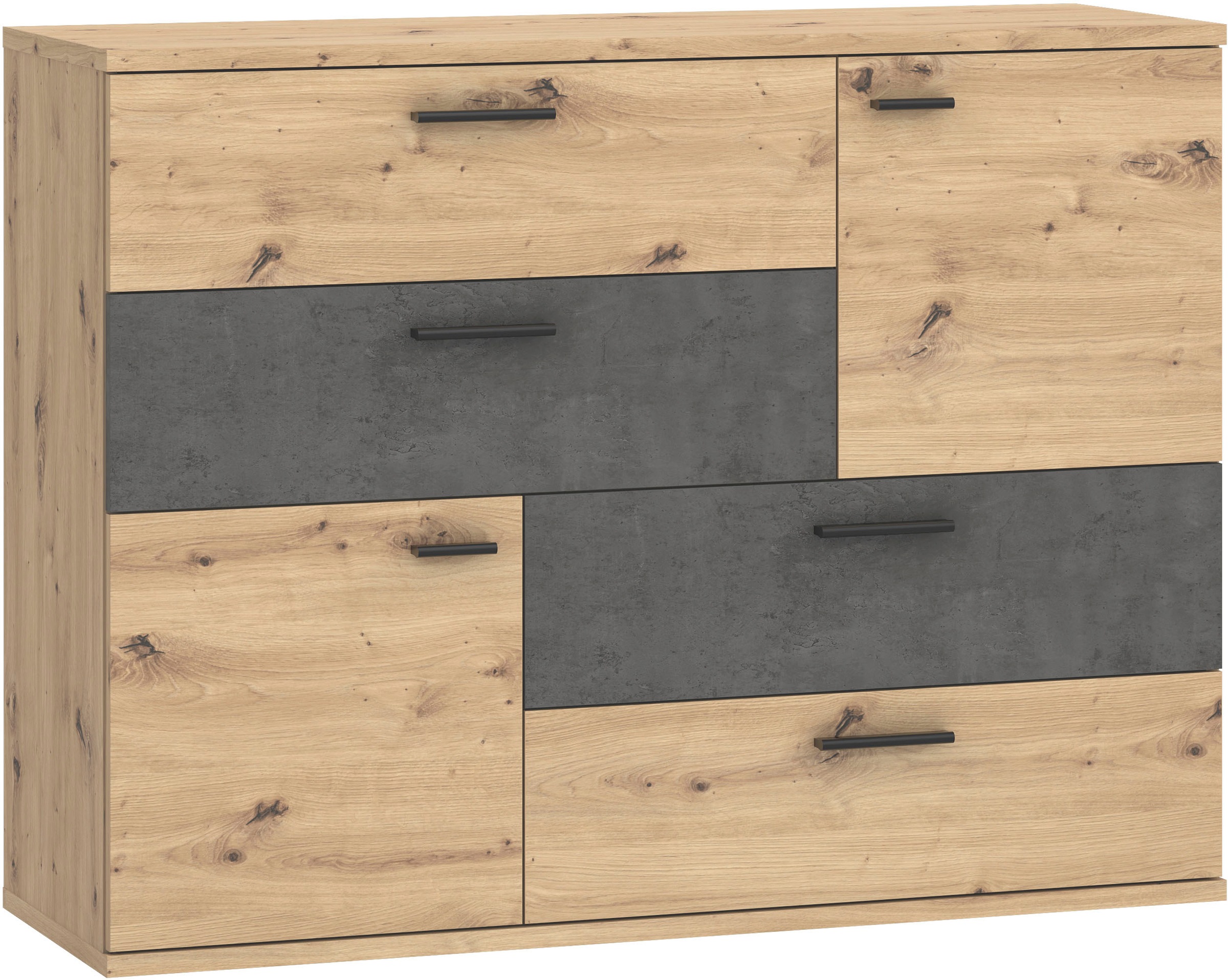 FORTE Kommode »Skive« Breite ca. 125 cm günstig online kaufen