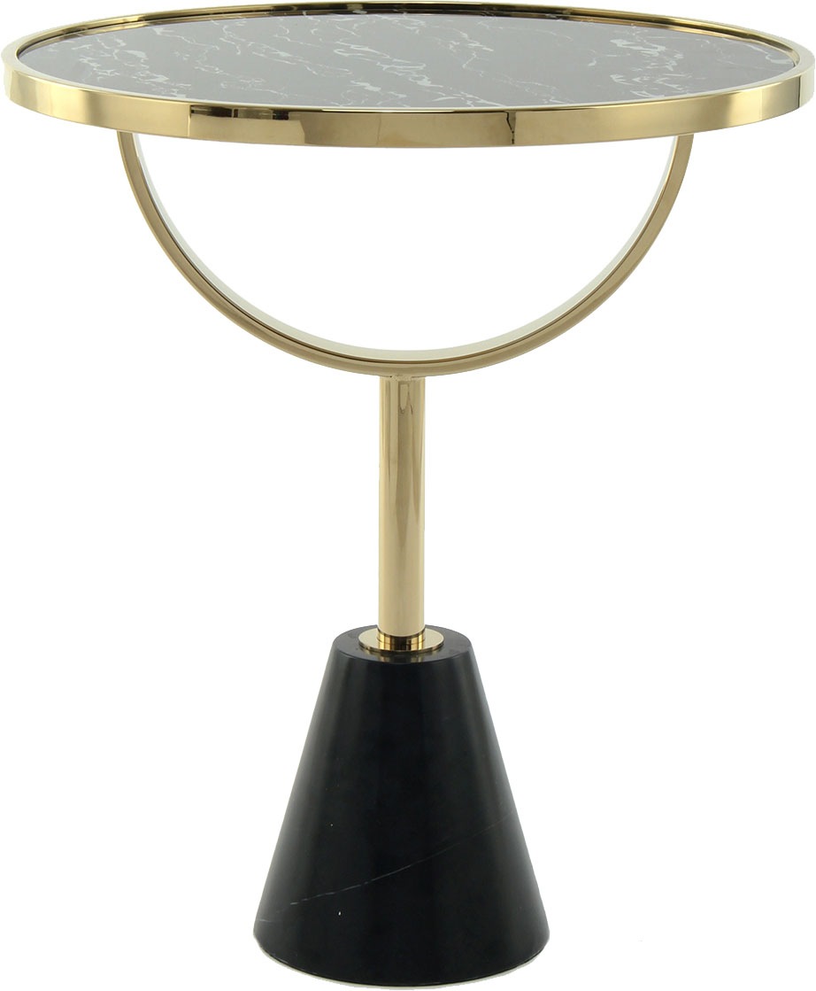 Kayoom Beistelltisch »Oscar 125, edle marmorierte Glasplatte« 1 Stk. tlg. a günstig online kaufen