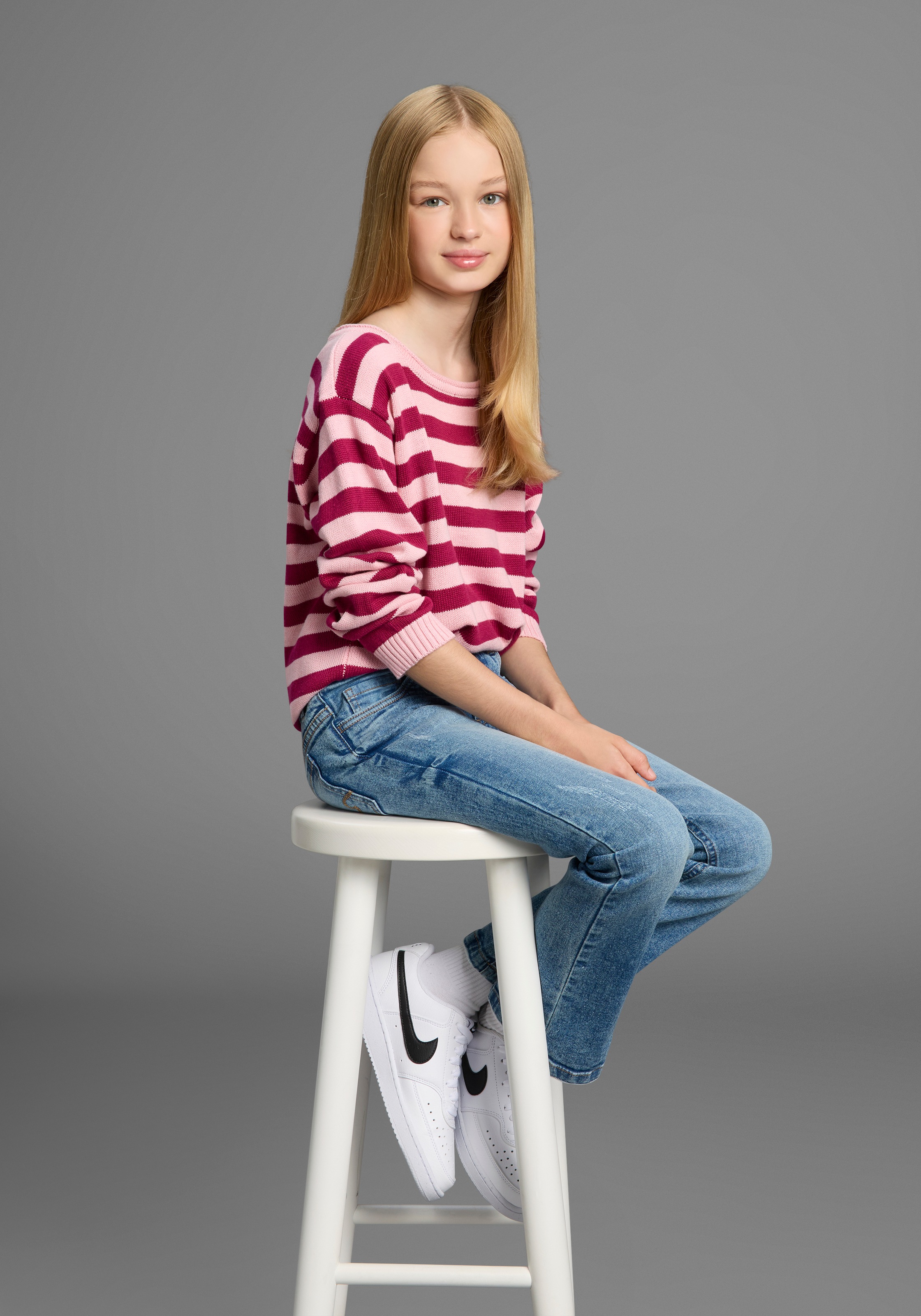 KangaROOS Bootcut-Jeans »Stretchjeans Boot Cut«, Modische Jeans, authentische Waschung