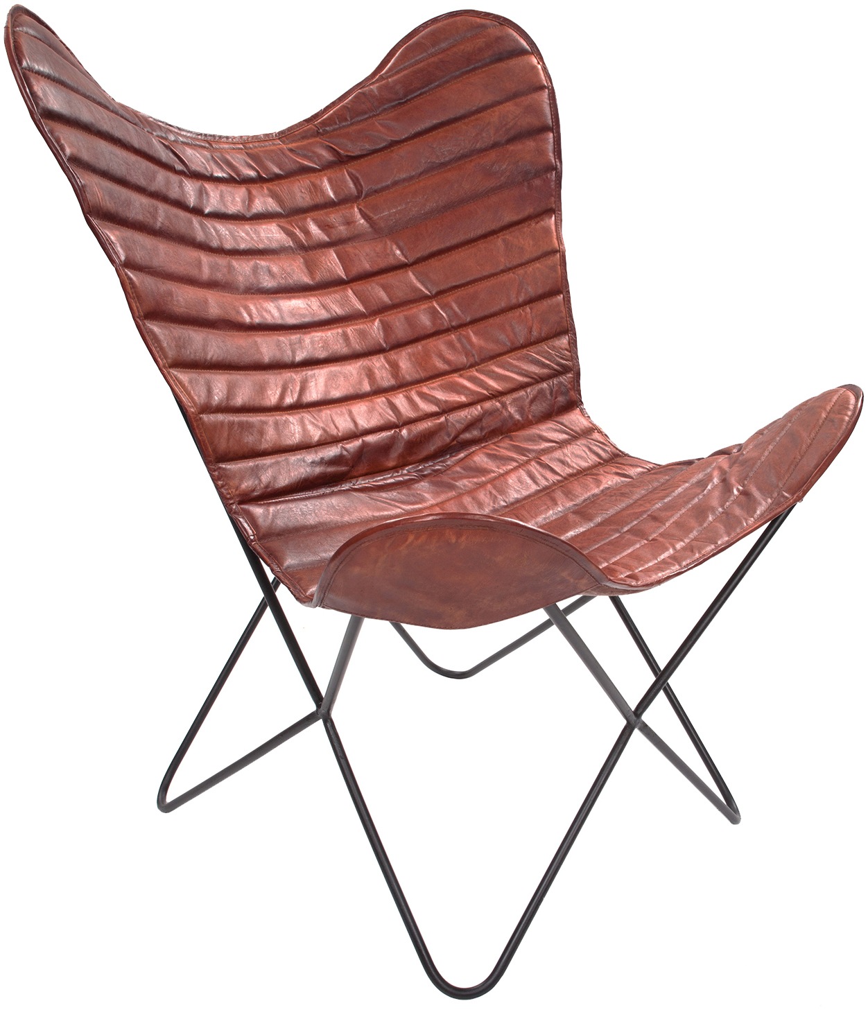 Kayoom 4-Fußstuhl »Schmetterling Stuhl Santiago, Schmetterlingsstuhl aus Le günstig online kaufen