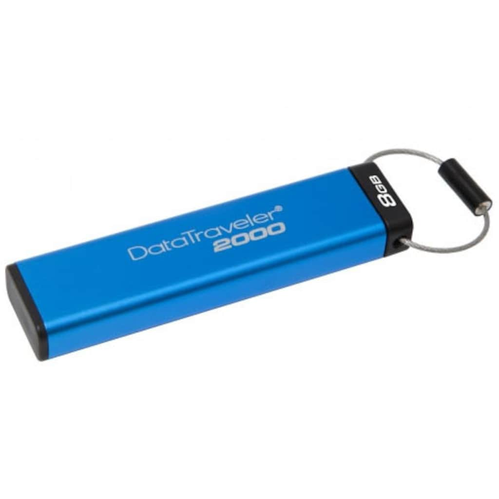 Kingston USB-Stick »DataTraveler 2000 8 GB«, (USB 3.2 Lesegeschwindigkeit 120 MB/s)