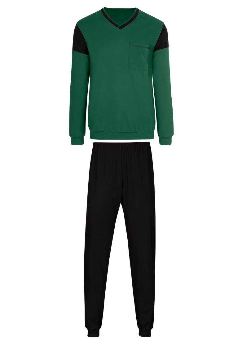 Trigema Schlafanzug »TRIGEMA Schlafanzug in modischem Design« 1 tlg.