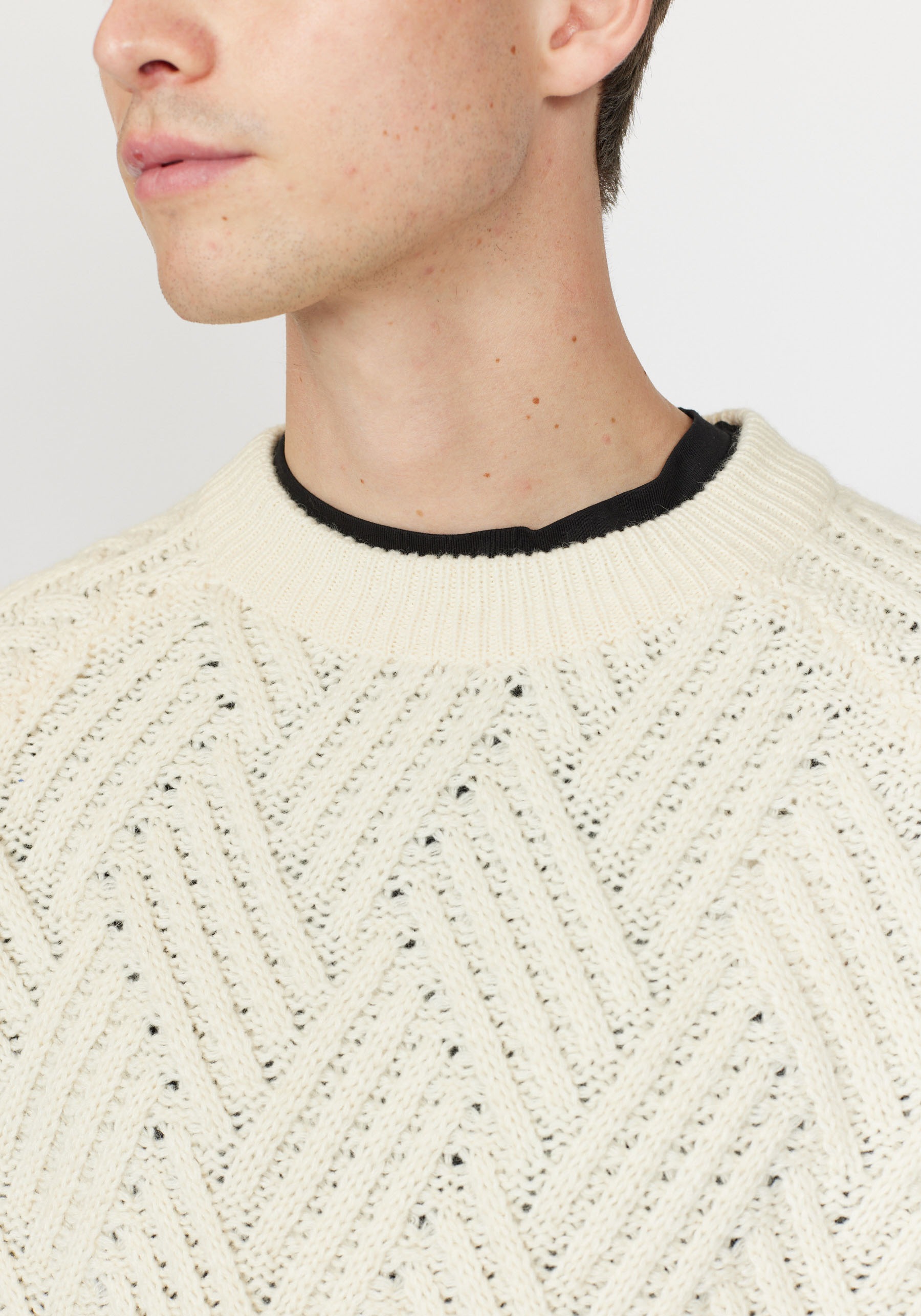 DENIM PROJECT Strickpullover, mit Strukturmuster