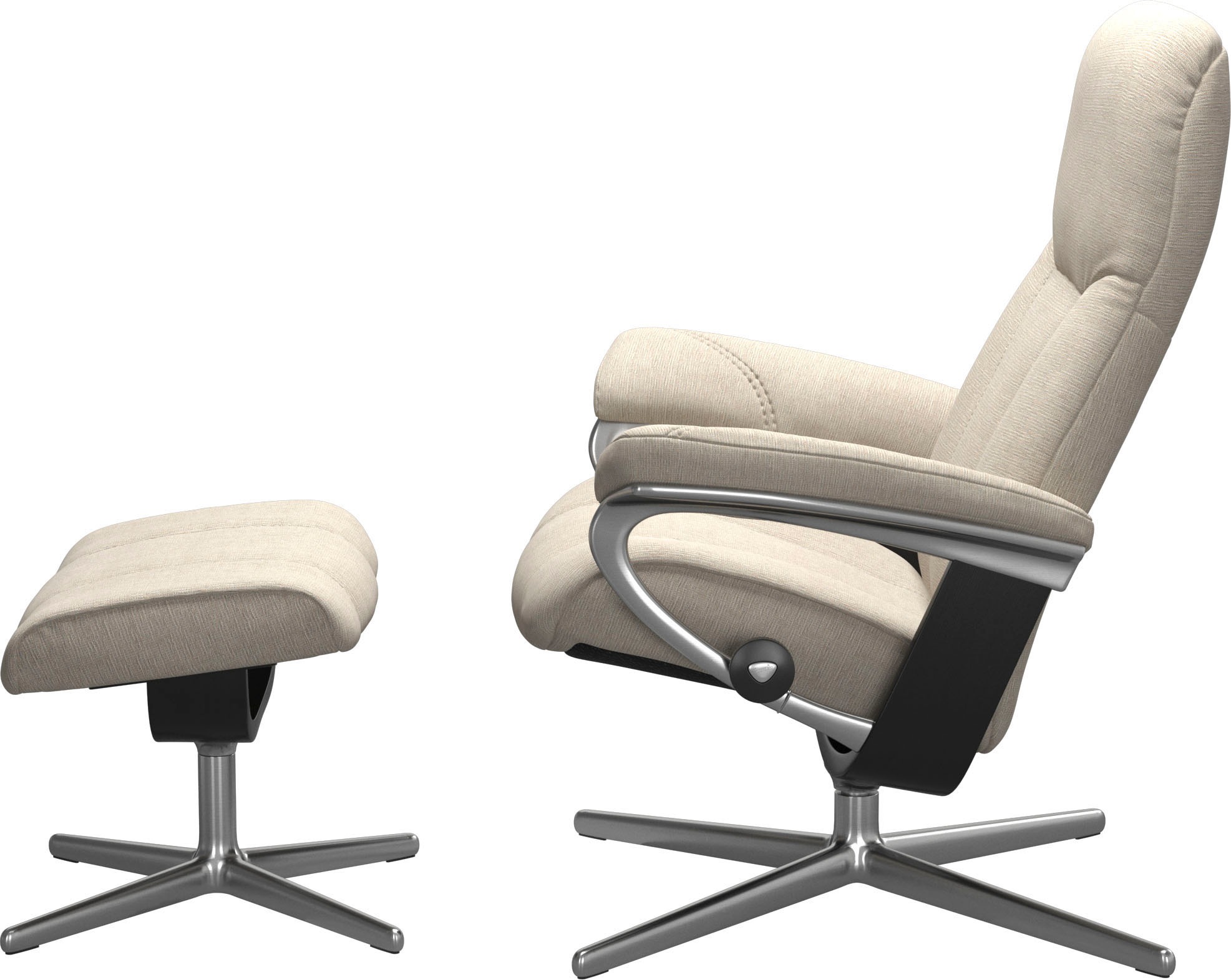 Stressless® Relaxsessel »Consul«, mit Cross Base, Größe S, M & L, Holzakzent Schwarz