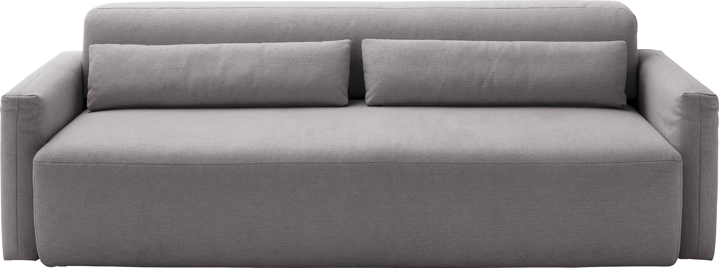 INOSIGN Schlafsofa »Donka Dauerschläfer-geeignet, belastbar bis 270 kg, incl. Bettlkasten«, mit Armlehnen, Breite 232 cm, auch in Cord, Tonnentaschen-Federkern