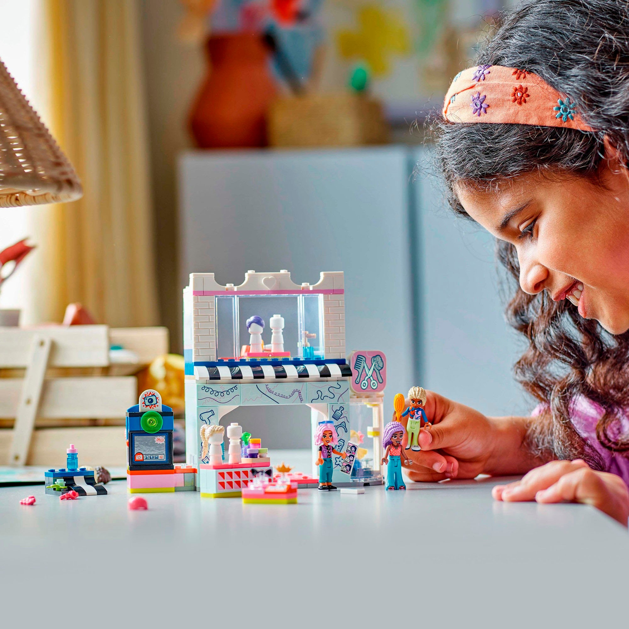 LEGO® Konstruktionsspielsteine »Friseursalon (42662), LEGO Friends«, (347 St.), Made in Europe