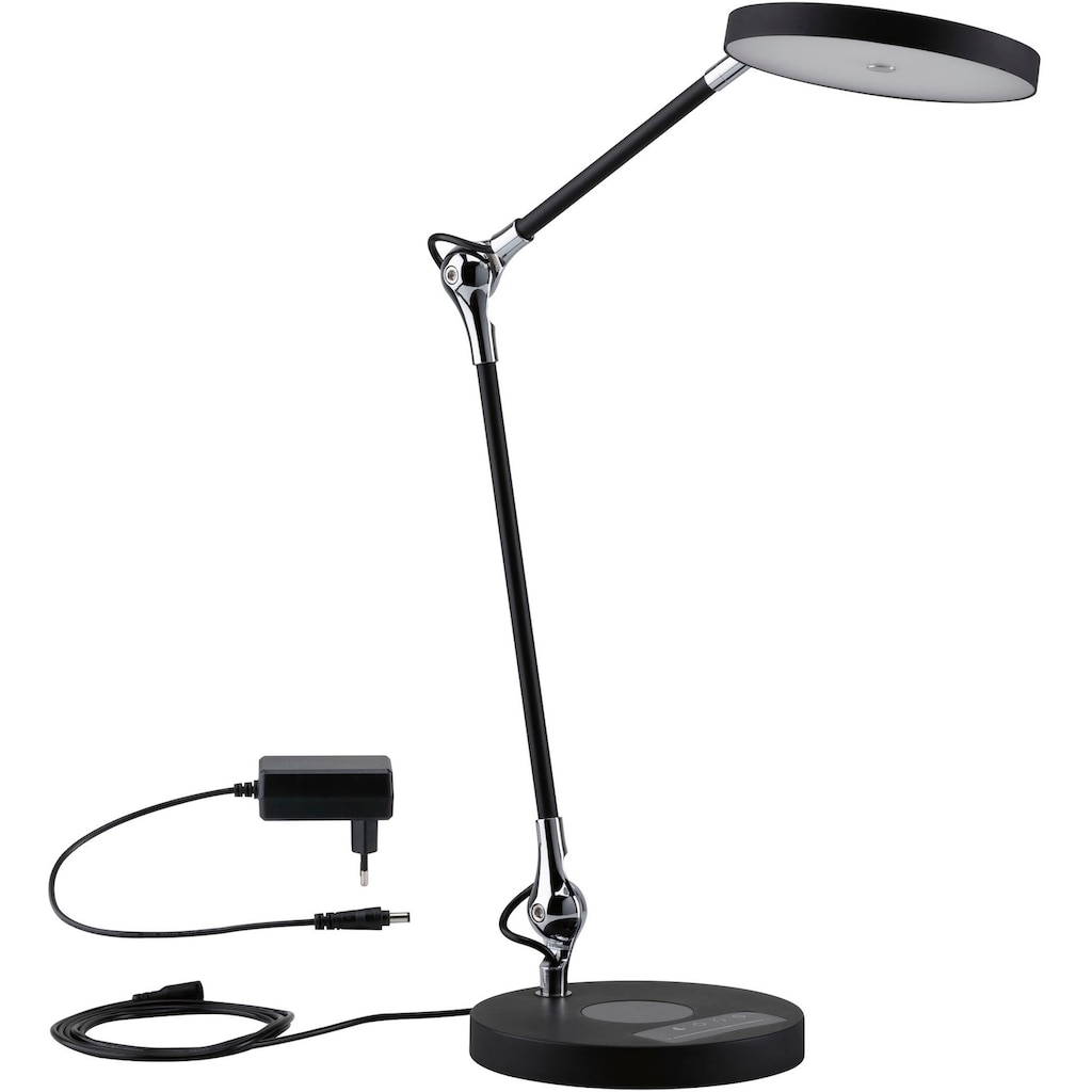 Paulmann LED Schreibtischlampe »Numis 11W schwarz QI tuneablewhite dimmbar«, 1 flammig-flammig