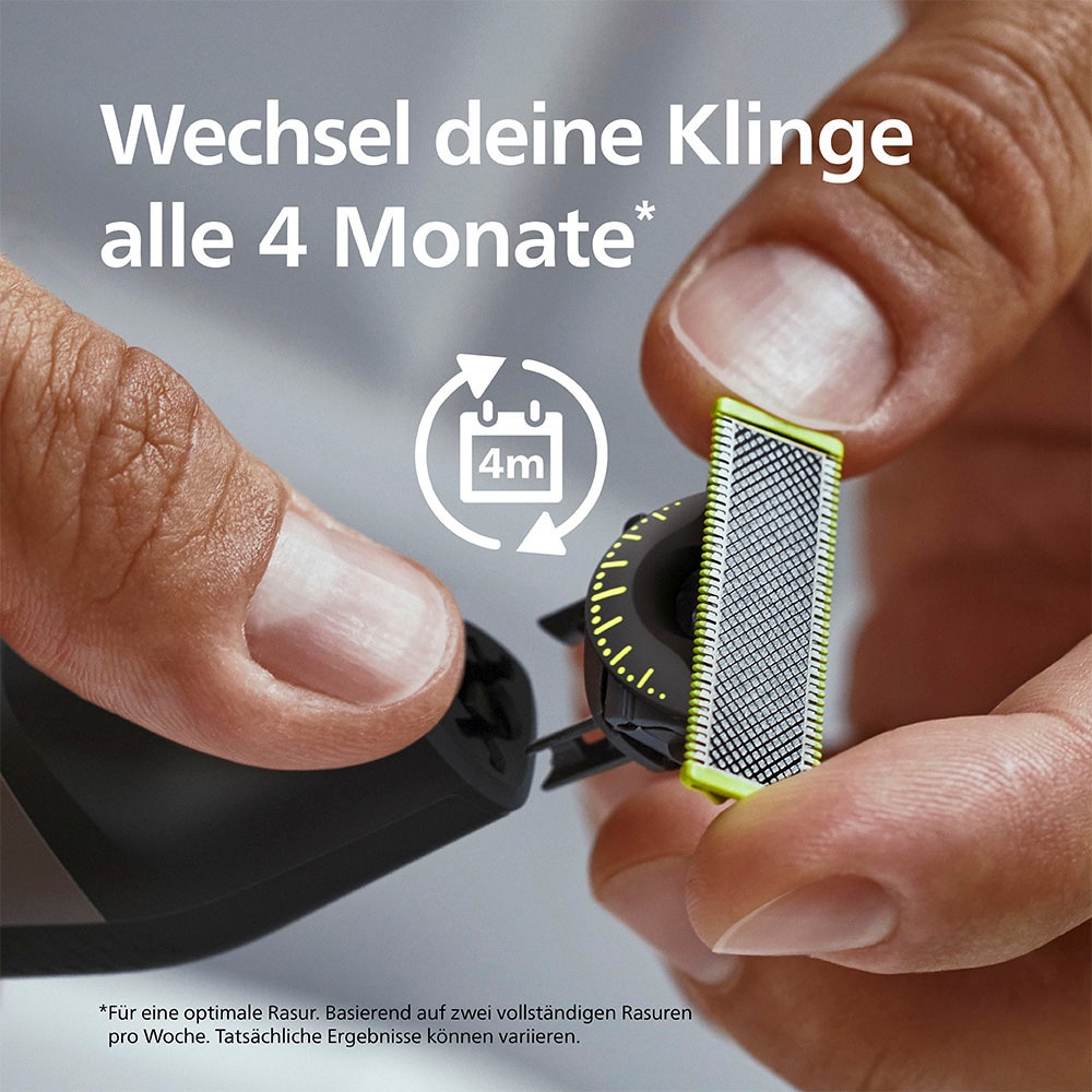 Philips Elektrorasierer »OneBlade Kammaufsatz 360-Grad-Klinge, 5-in-1 Connected, verstellbarem QP4631/65«, inkl. Aufsätze, St. 4 online kaufen