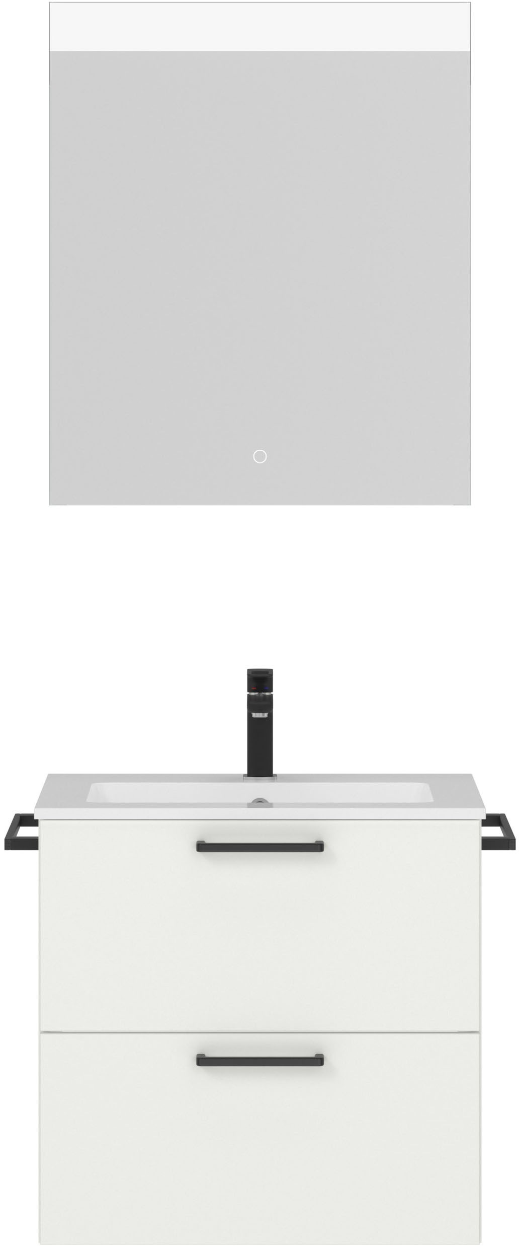 nobilia® Badmöbel-Set »Tolvina« vormontiert, mit Soft-Close, 2 Stk. tlg. in günstig online kaufen