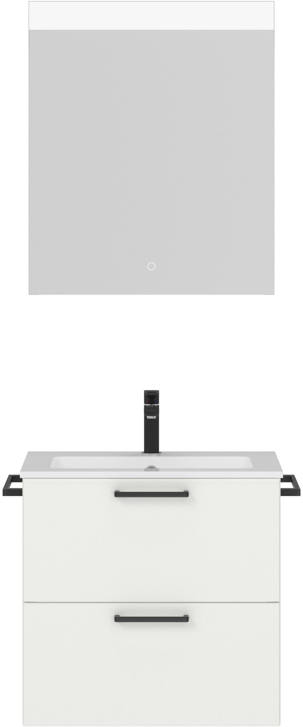 nobilia® Badmöbel-Set »Tolvina« vormontiert, mit Soft-Close, 2 Stk. tlg. günstig online kaufen