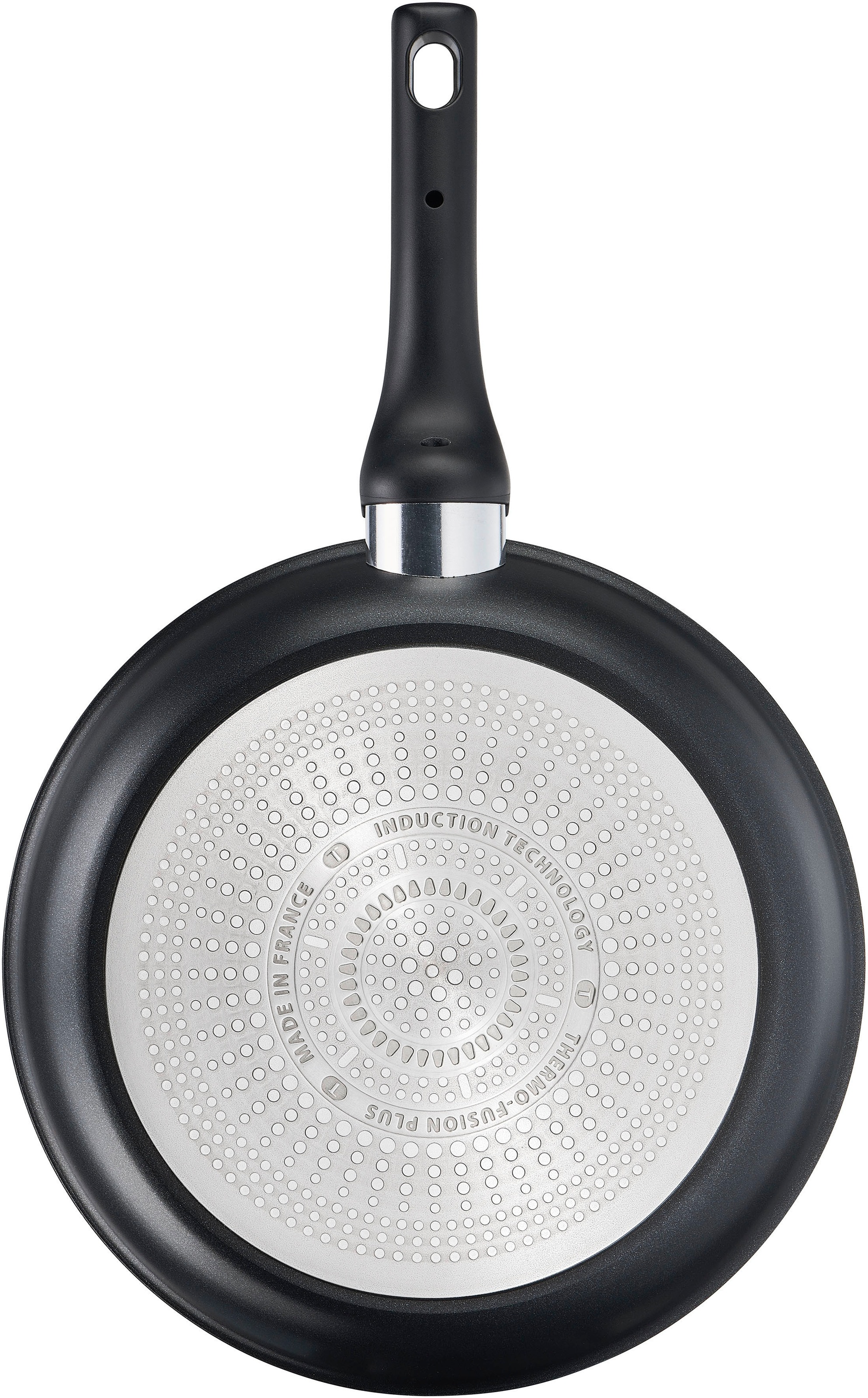 Tefal Pfannen-Set »Unlimited Ice Force«, Aluminium, (Set, 5 tlg., je 1 Pfanne Ø 24/28 cm, Wok Ø 28 cm, Kochmesser, Bratwender), kratzfeste Antihaftversiegelung, Thermo-Signal, inkl. Zubehör