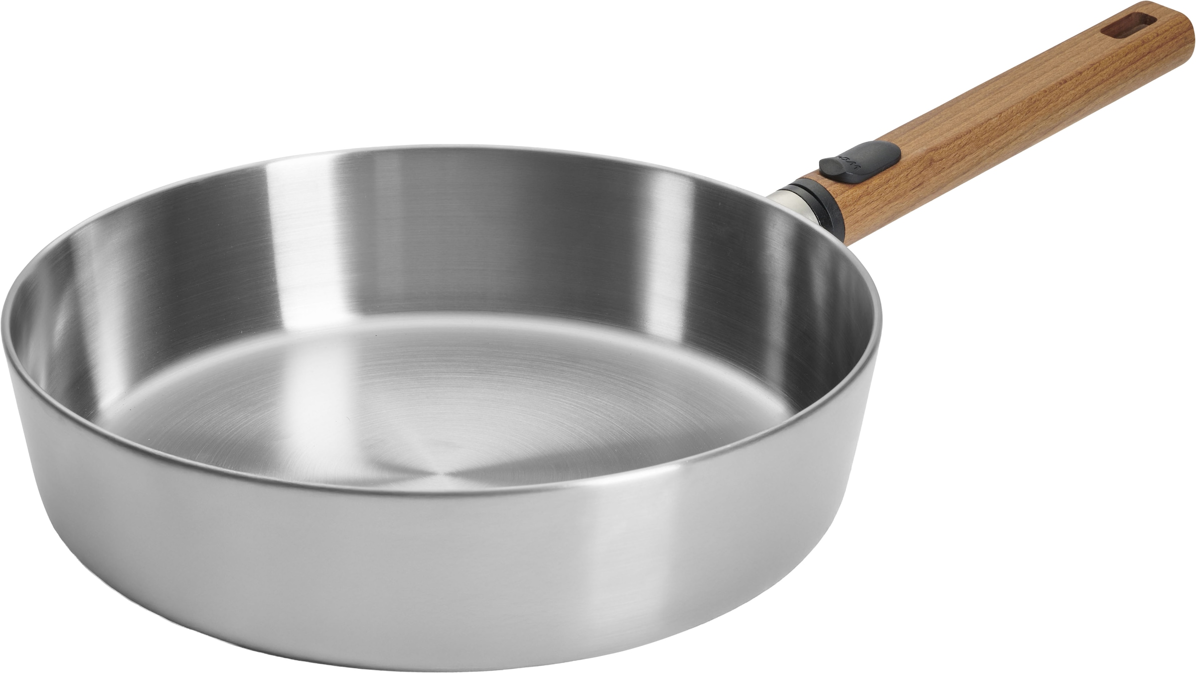WOLL Schmorpfanne »Logic Steel«, Edelstahl 18/10, (1 tlg.), 5-Schicht-Aufba günstig online kaufen