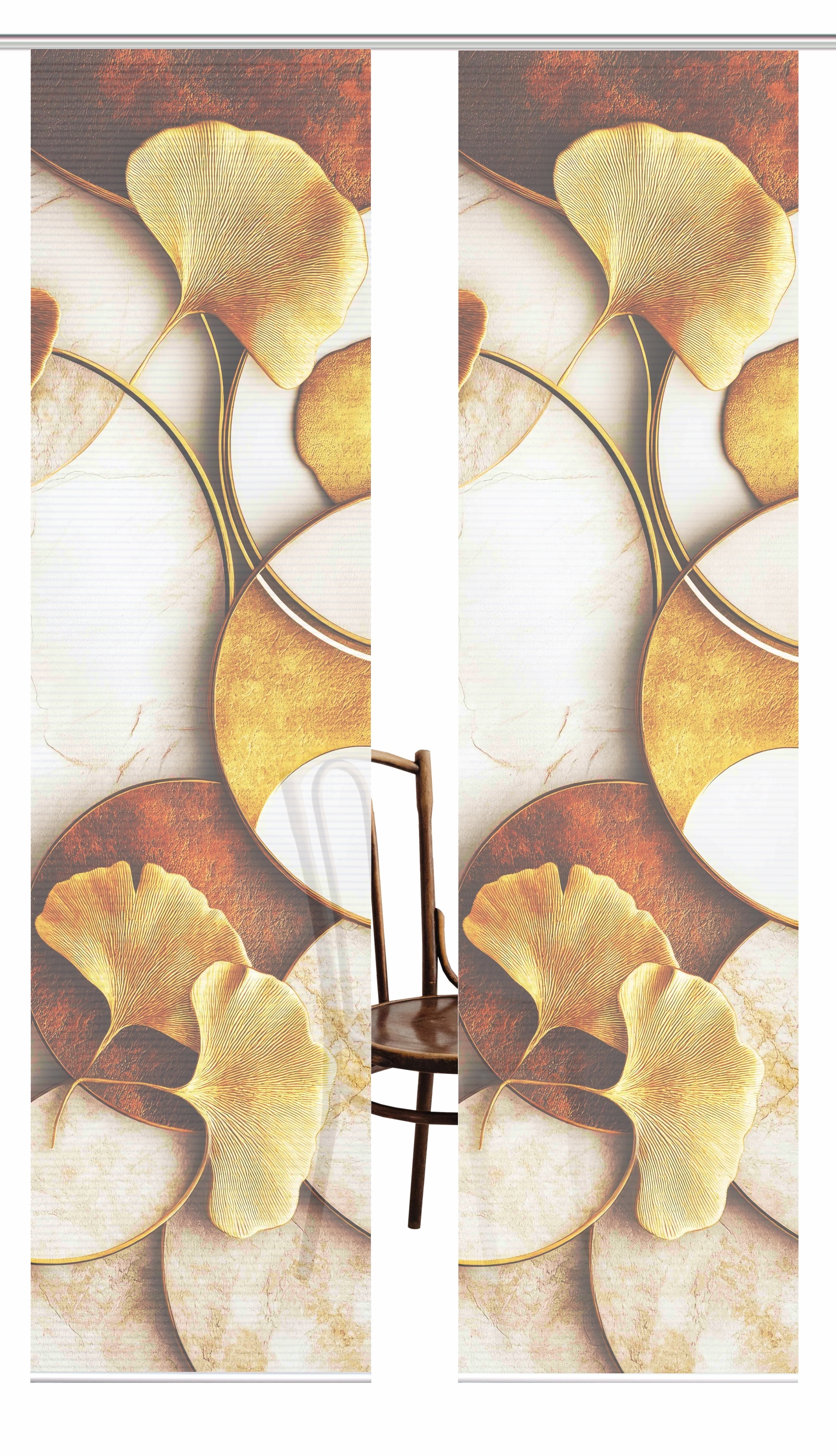 HOME in green Schiebegardine »STORM« Paneelwagen 2 Stk. tlg. Bambusoptik, S günstig online kaufen