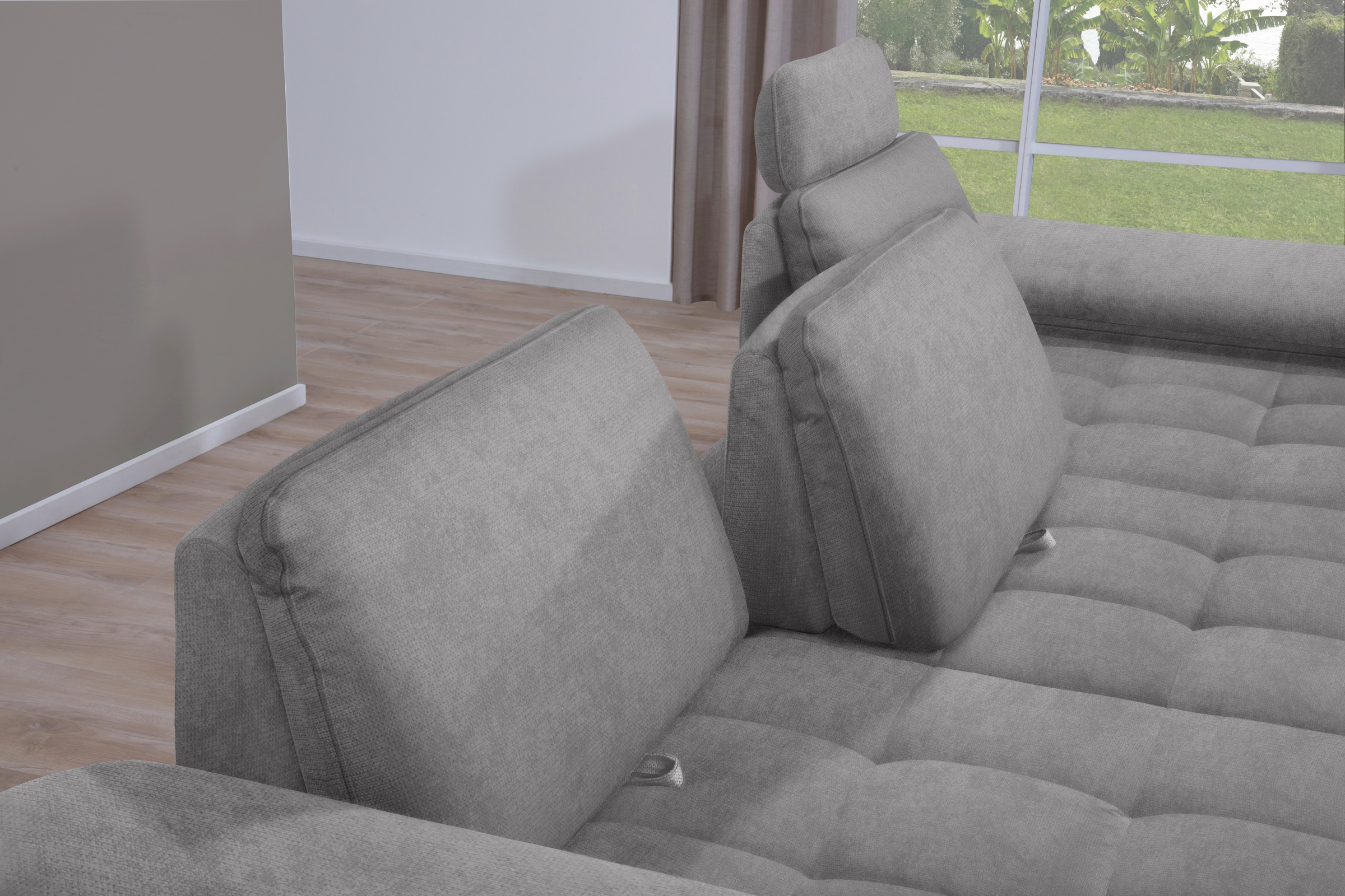alina Ecksofa »Royce«, inklusive Sitztiefenverstellung, 270 cm breit