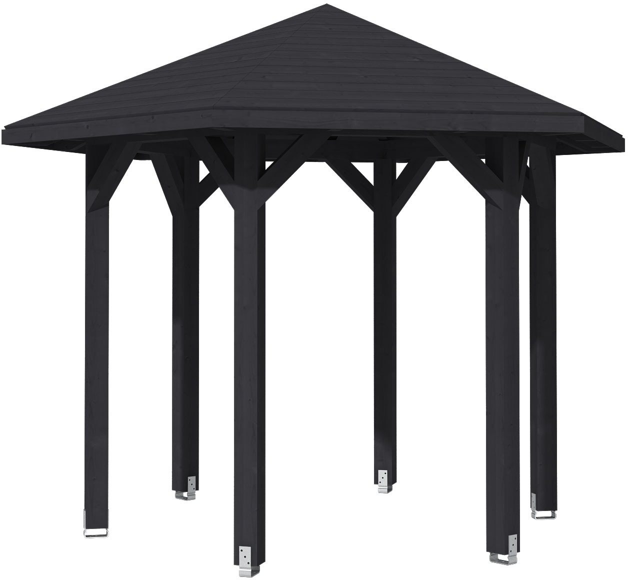 Skanholz Pavillon »Nancy 1«, 6-Eck, BxT: 360x312 cm