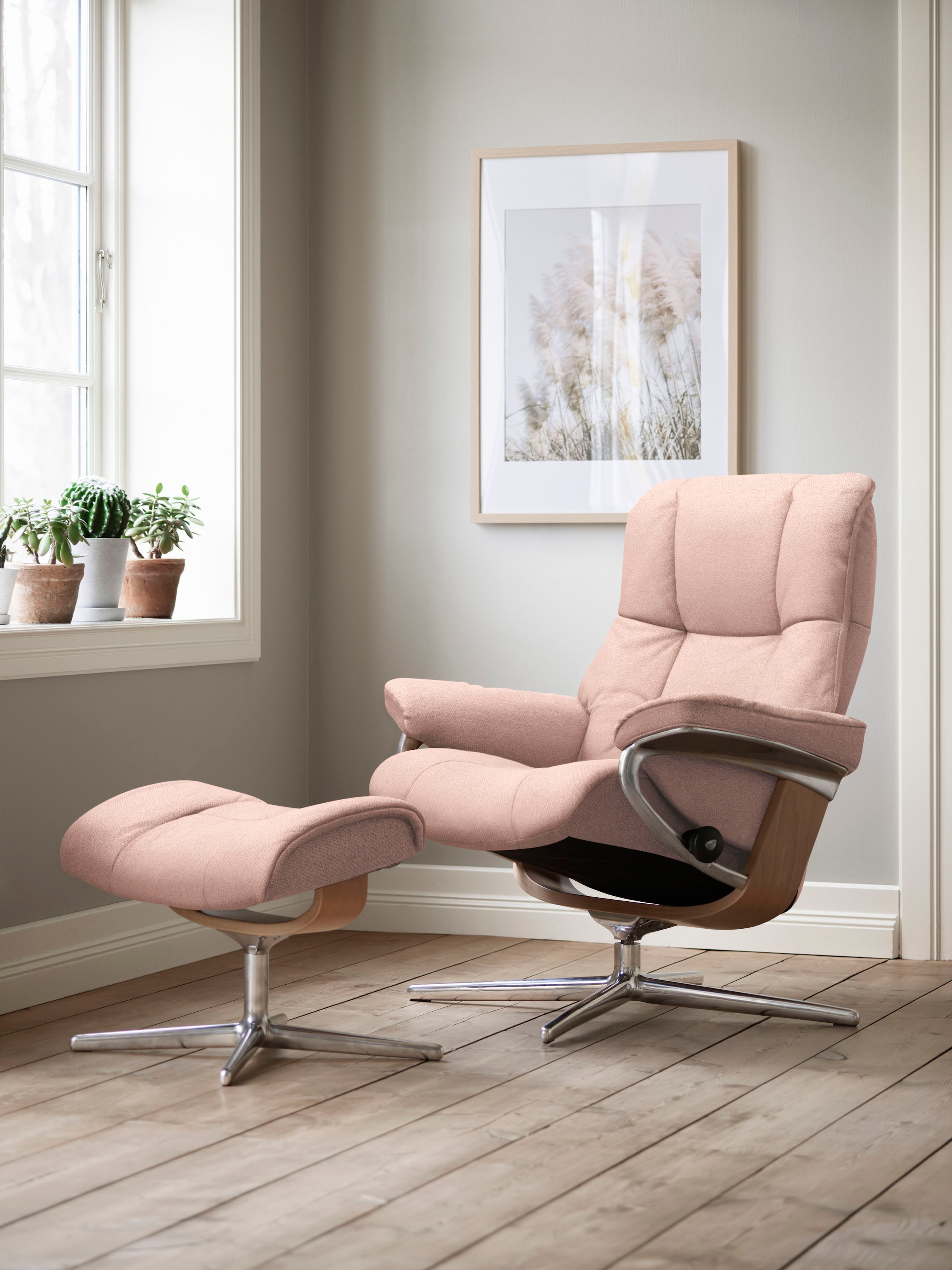 Stressless Relaxsessel "Mayfair", mit Cross Base, Größe S, M & L, Holzakzen günstig online kaufen