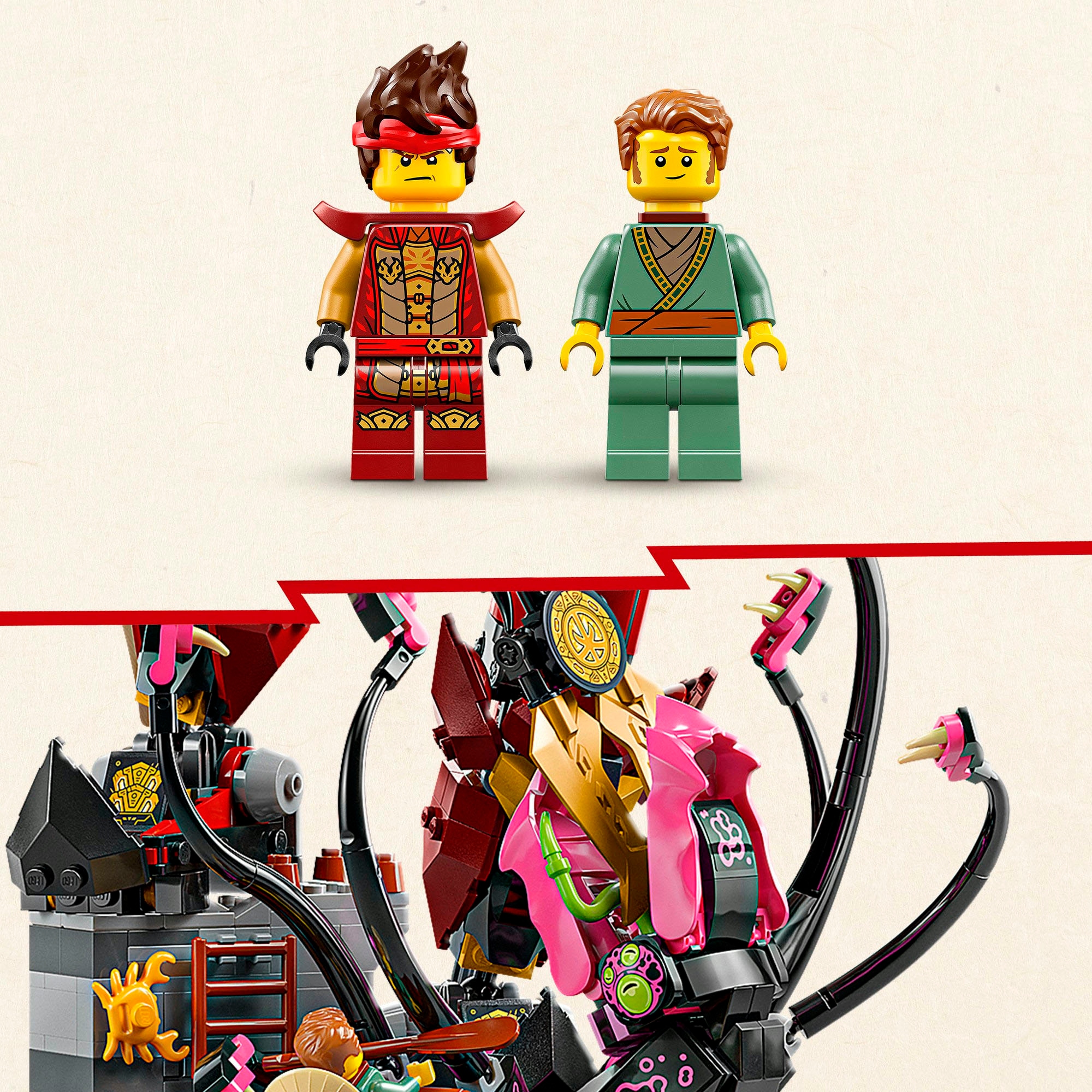 LEGO® Konstruktionsspielsteine »Der Feuerritter-Mech (71846), LEGO Ninjago«, (996 St.), Made in Europe