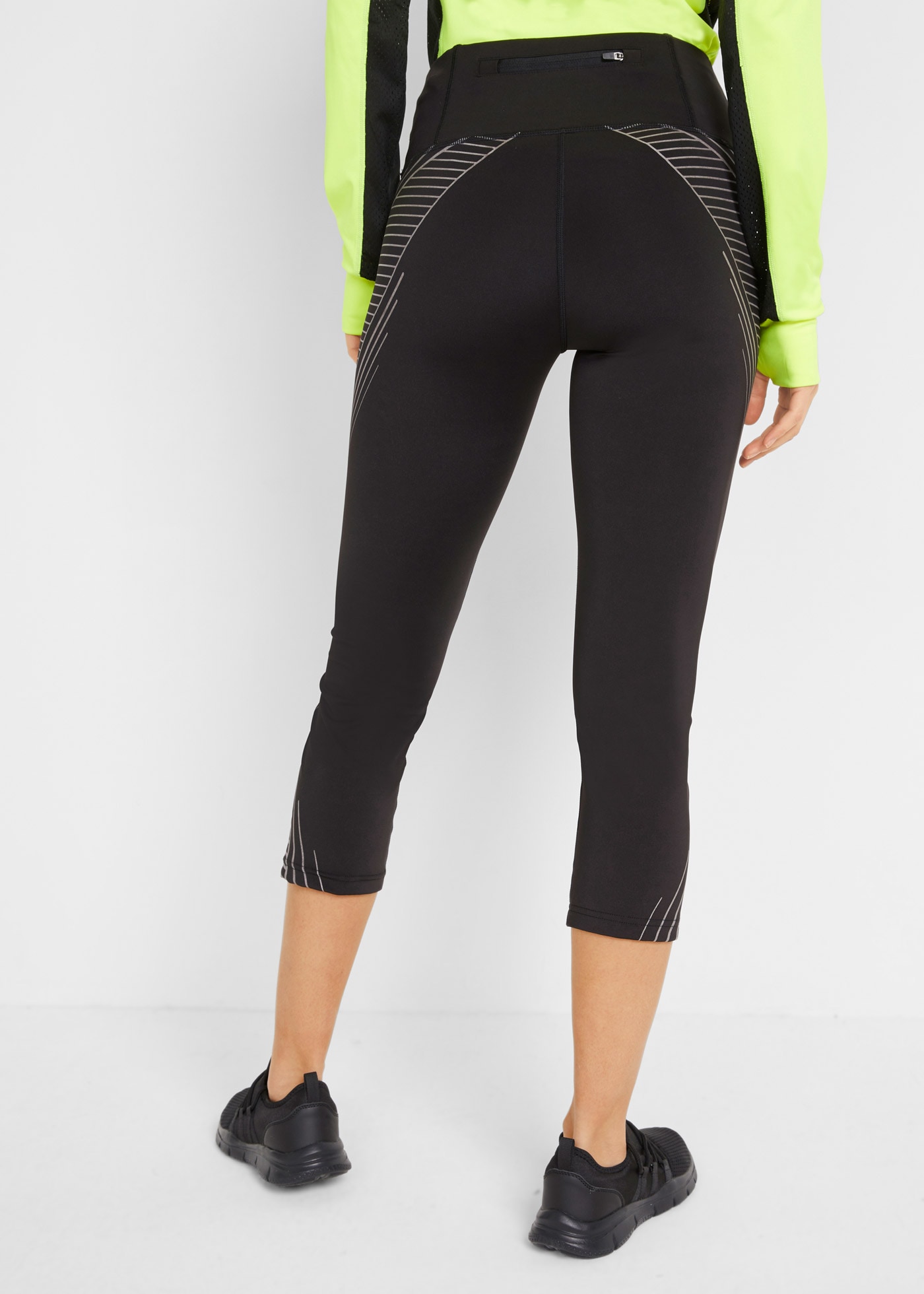 bonprix Trainingstights »Sport-Leggings mit Tasche, 3/4-Länge«  aus Power-Stretch-Material, 3/4-Länge, Skinny Fit