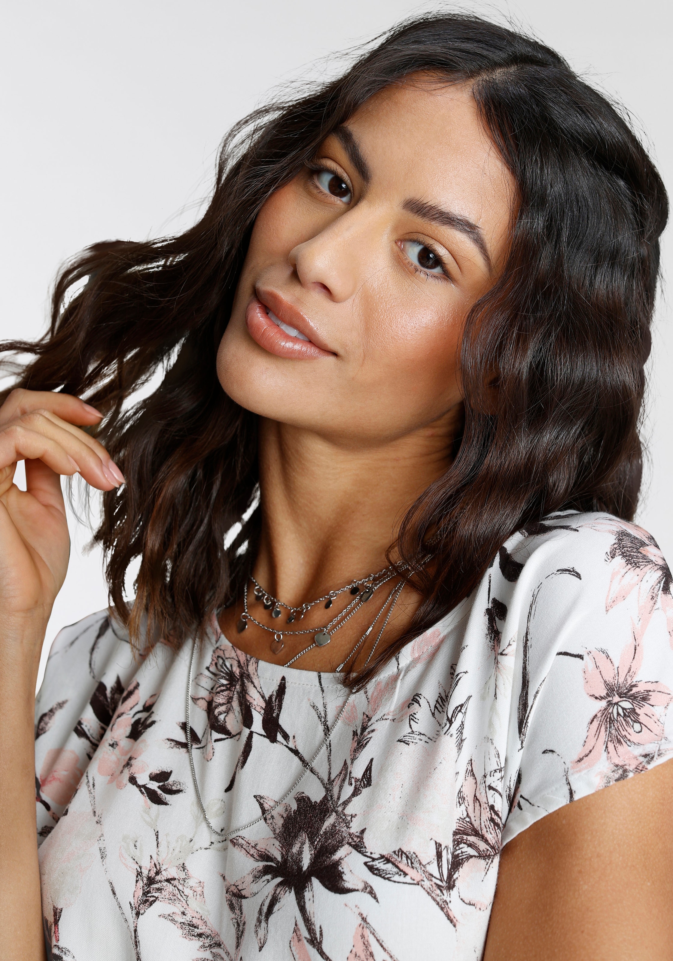 Laura Scott kaufen mit online Zierreißverschluss Shirtbluse, dezentem