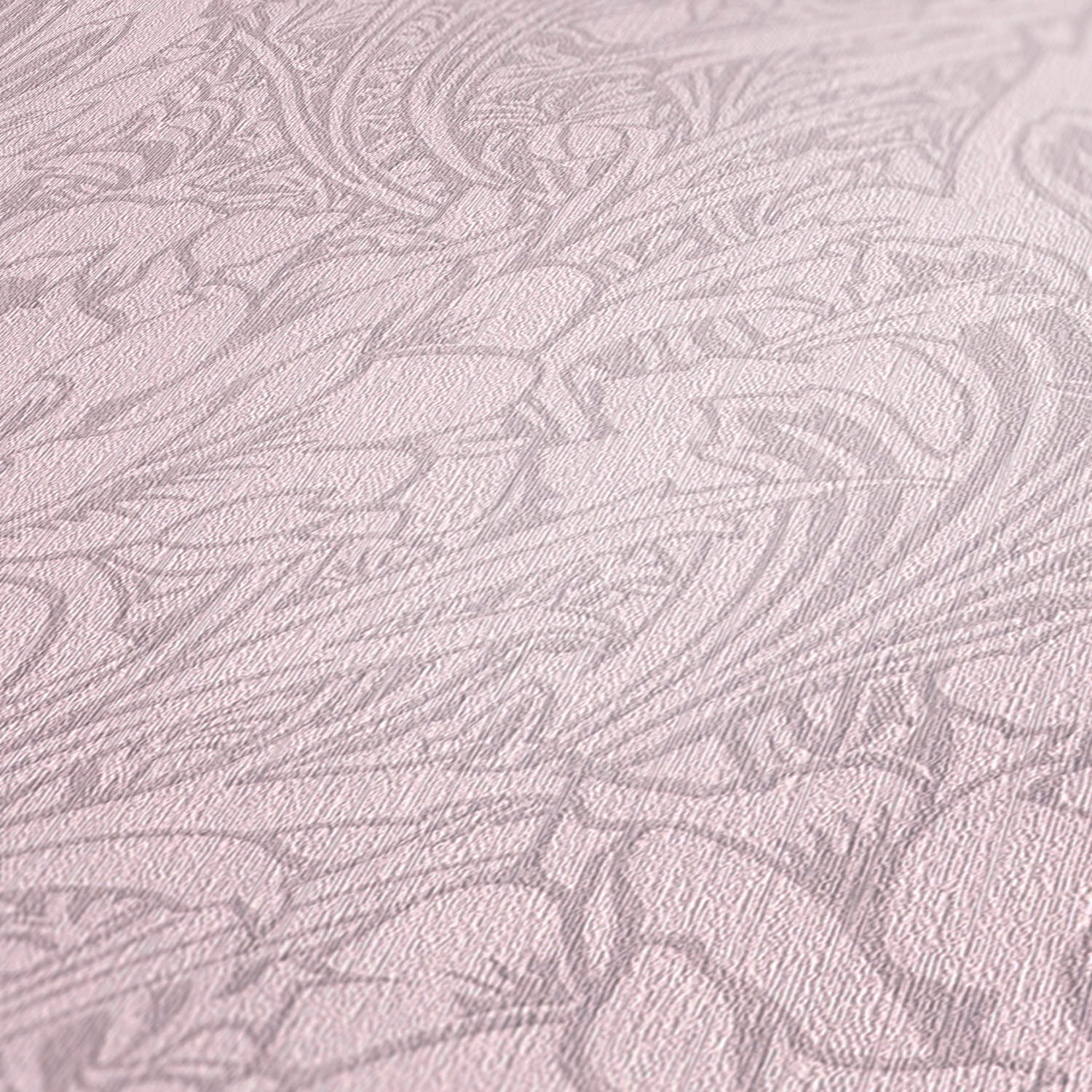 living walls Vliestapete »Mata Hari« geblümt | natürlich leicht strukturiert Florale Tapete Blumen Tapeten Wohnzimmer Schlafzimmer Küche Anthrazit