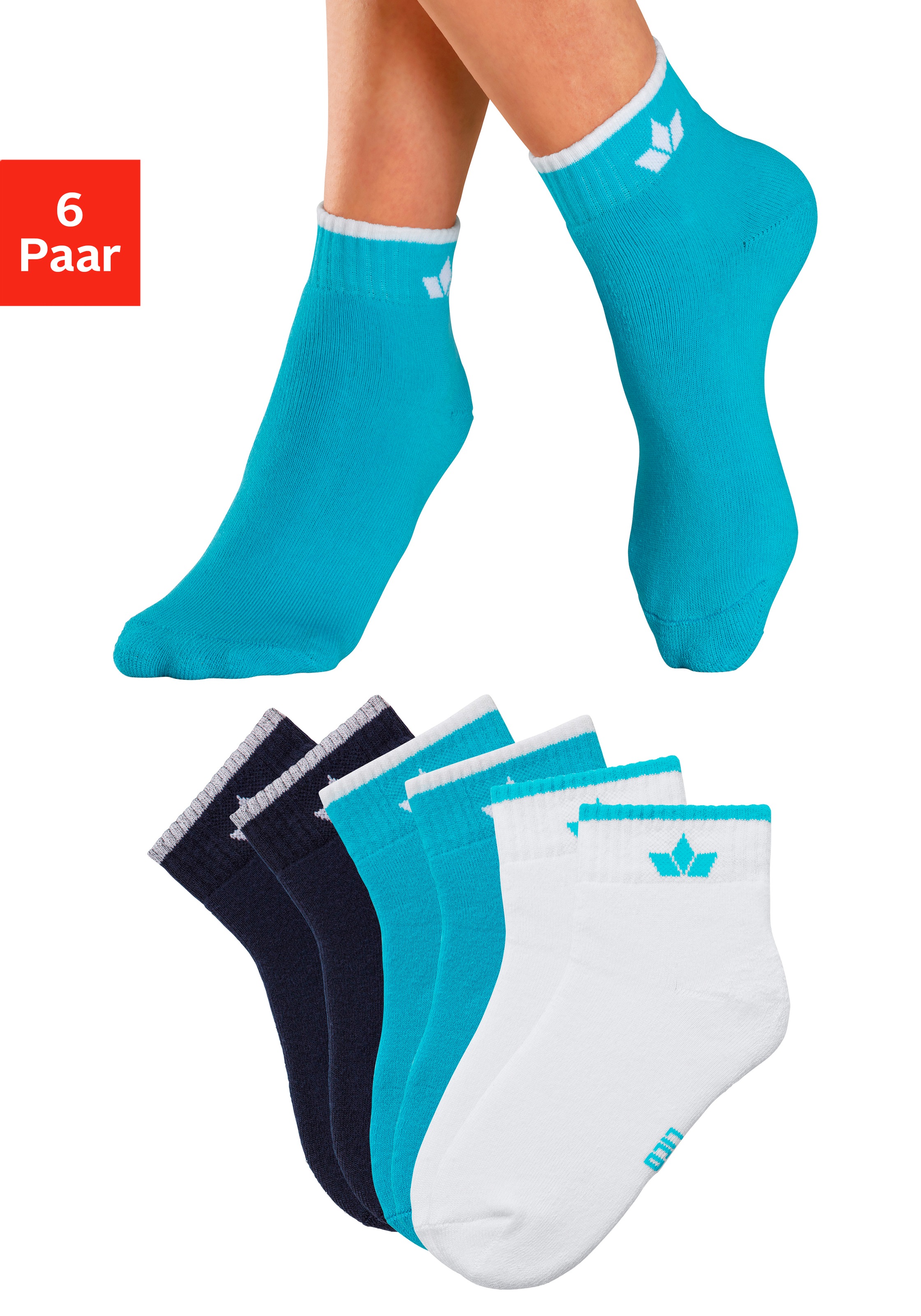 Lico Kurzsocken, (6 Paar), mit Frottee kaufen