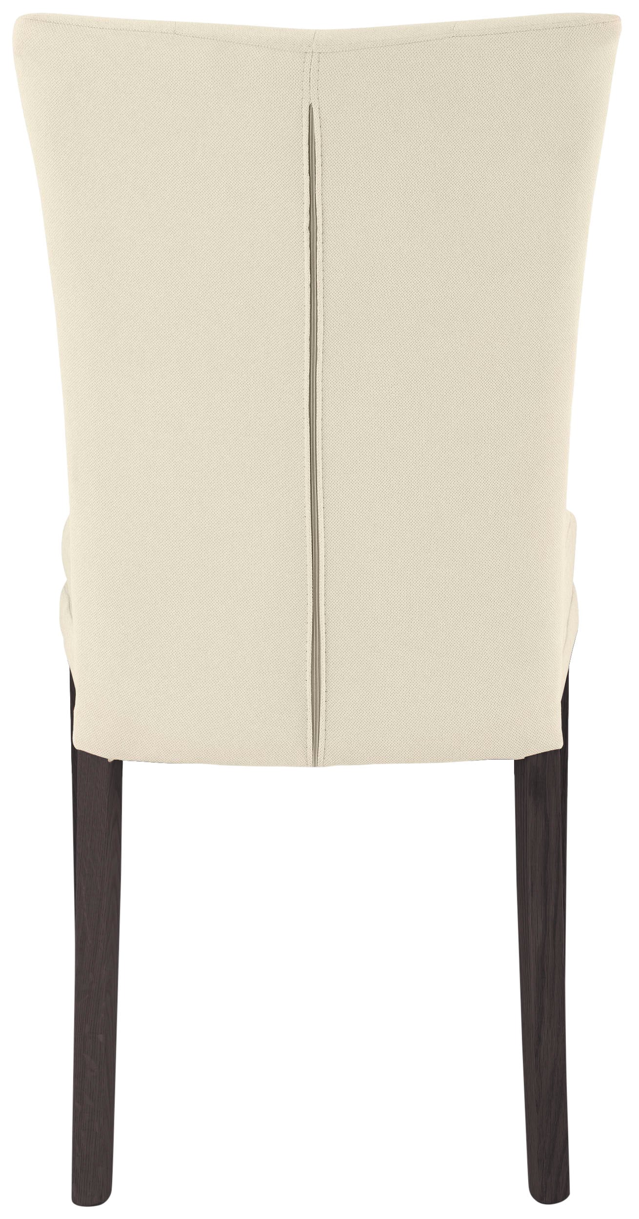 Home affaire 4-Fußstuhl »Colorado«, (Set), 4 St., Luxus-Microfaser, Beine aus Buche, wengefarben lackiert, Im 2er, 4er oder 6er-Set