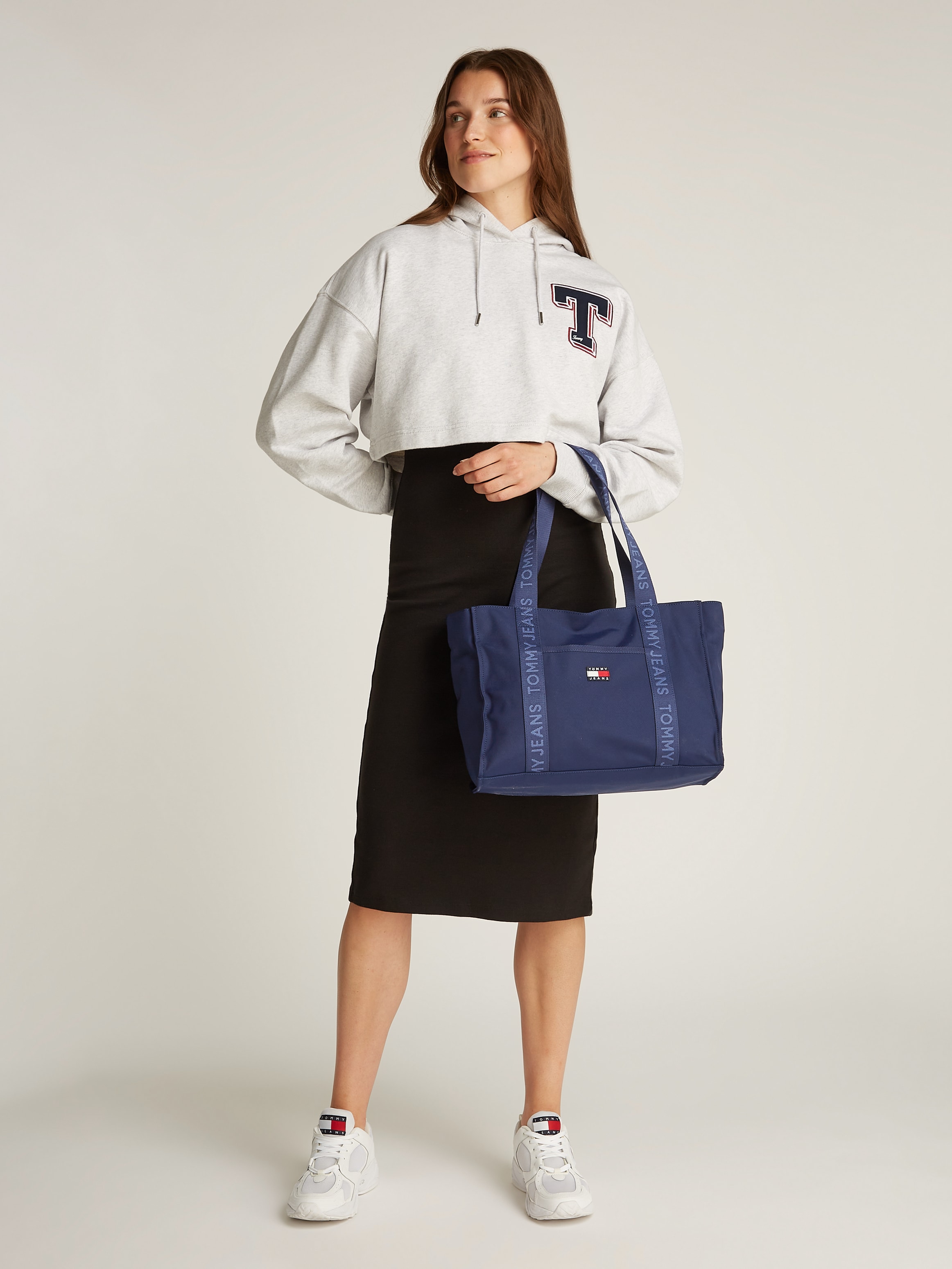 Tommy Jeans Shopper »TJW ESS DAILY TOTE«, Damen Henkeltasche, Schultertasche, Umhängetasche mit Logo
