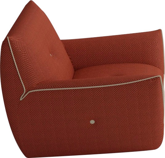 Egoitaliano Sessel »Yuki, extravagantes Design und höchster Sitzkomfort, tolle Details« mit bioelasatische MIcrofaser BOUNCE bezogen