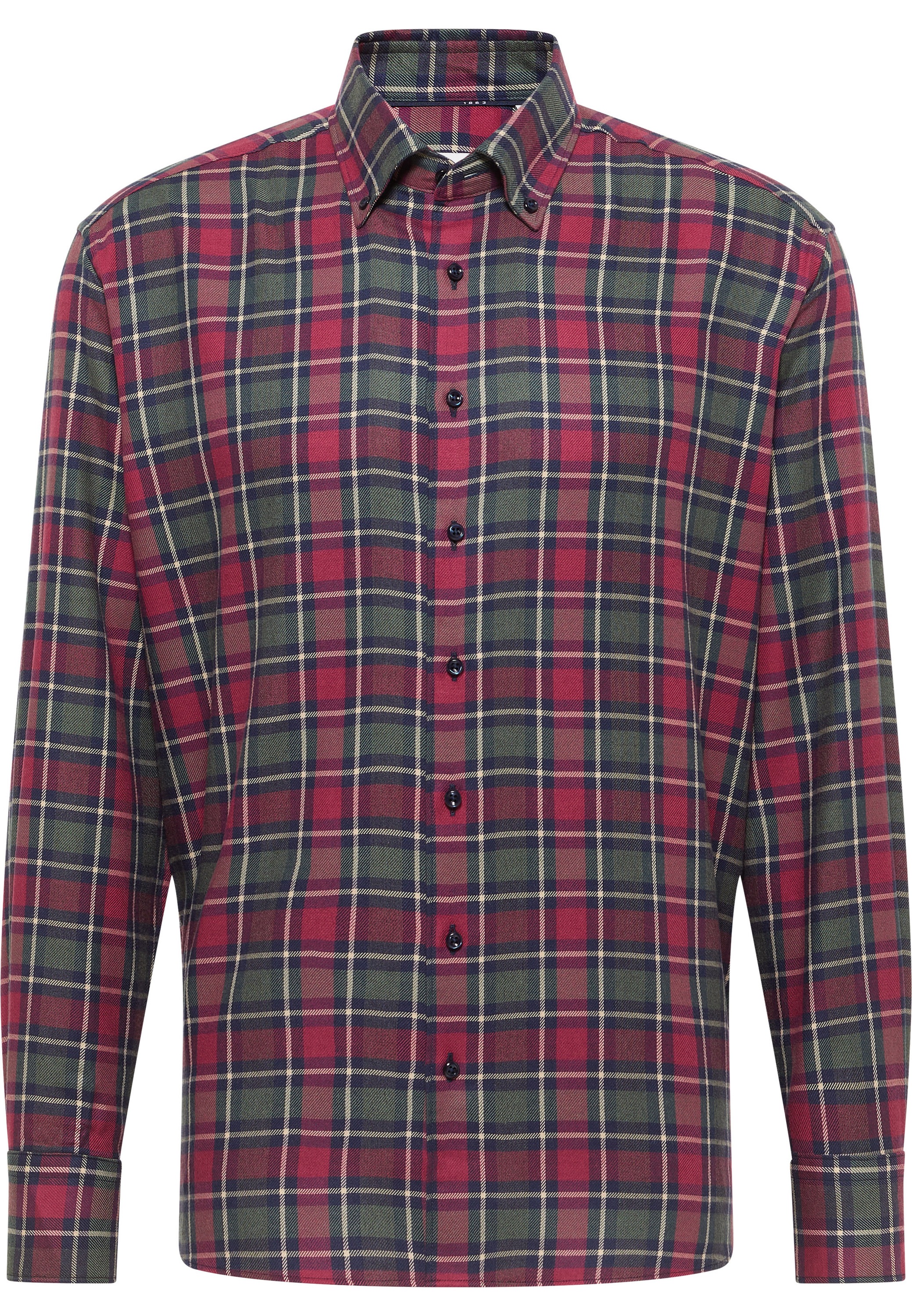 Eterna Langarmhemd »MODERN FIT« EASY IRON (bügelleicht)