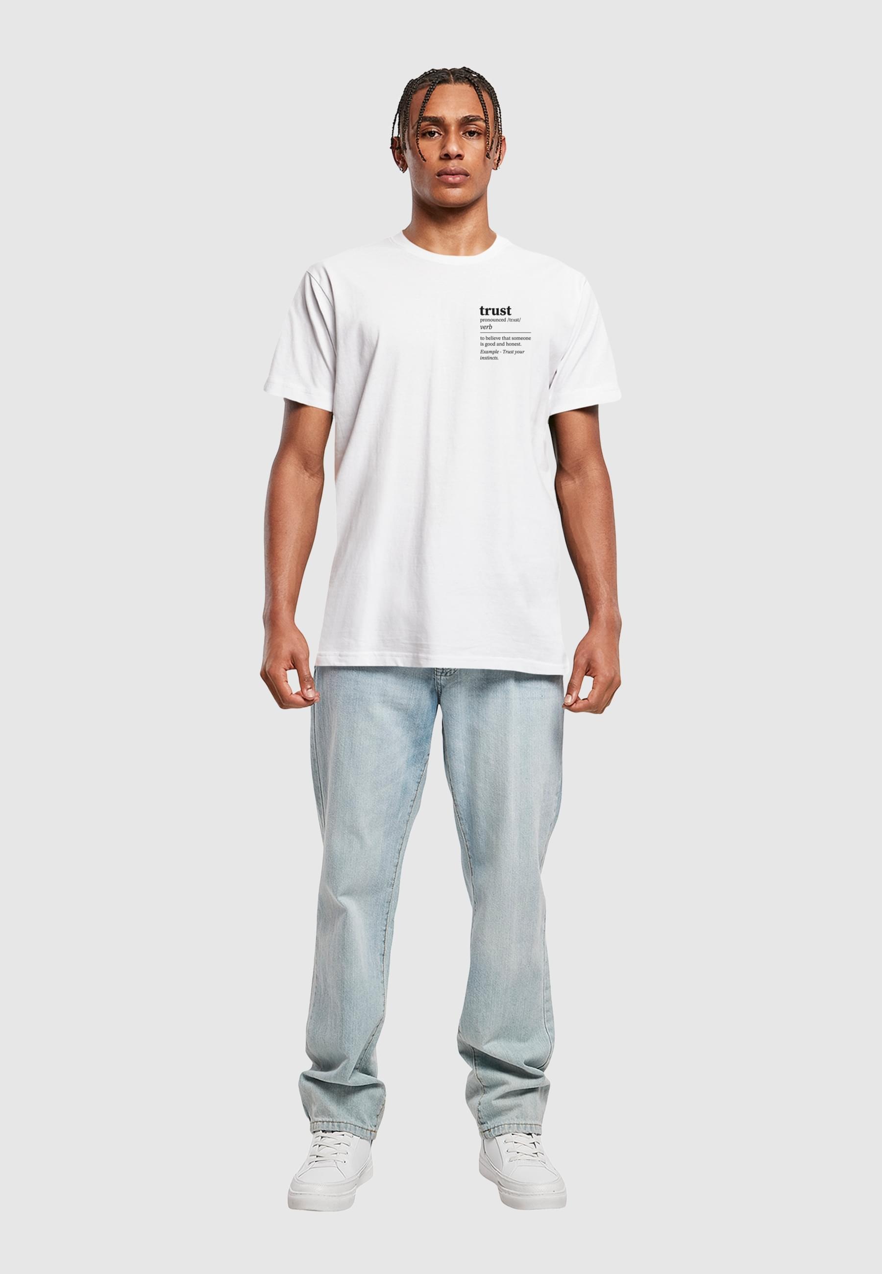 MisterTee T-Shirt »MisterTee Herren Trust Definition Tee« 1 Stk. tlg.