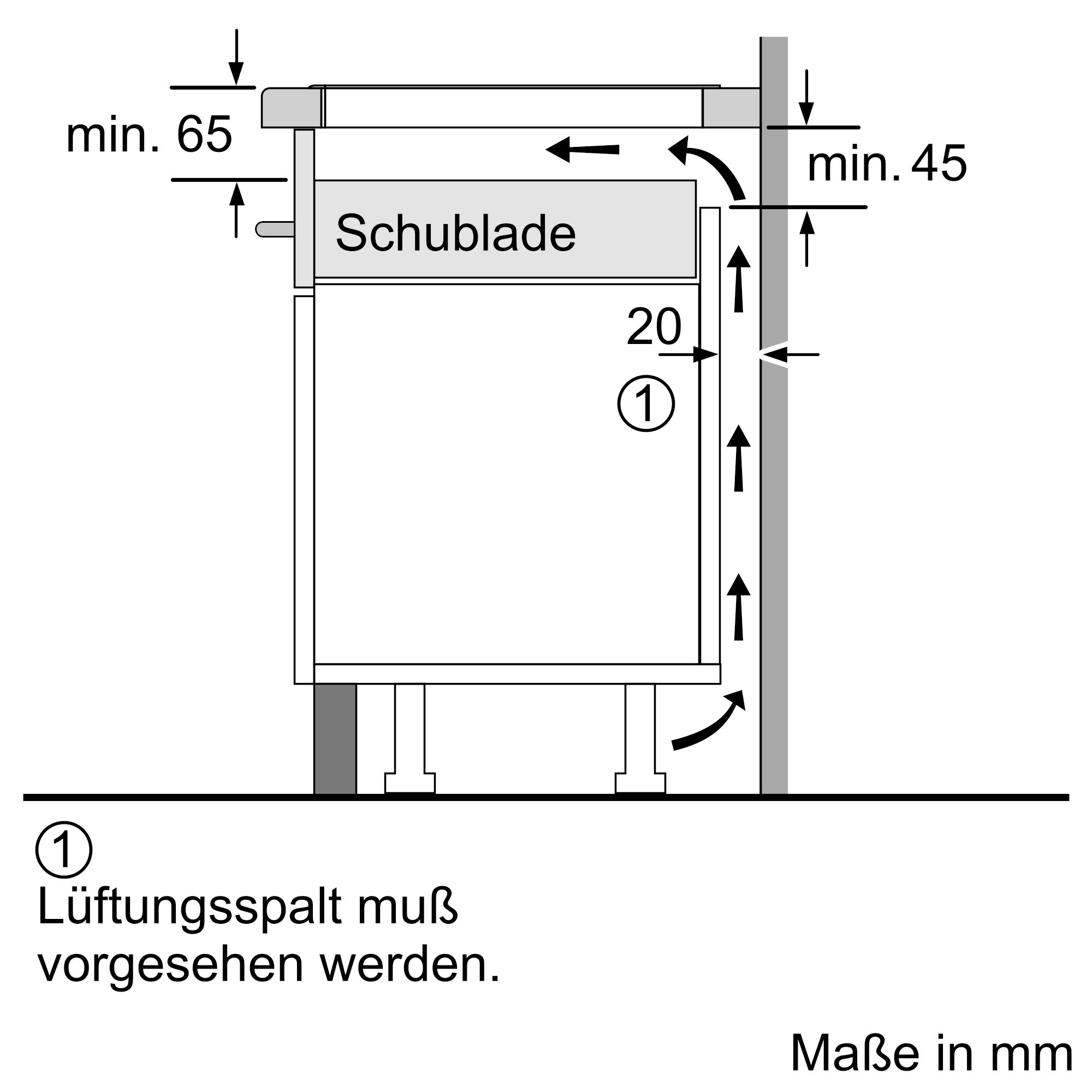 Constructa Backofen-Set »CF3M61053«, mit Teleskopauszug nachrüstbar, Hydrolyse