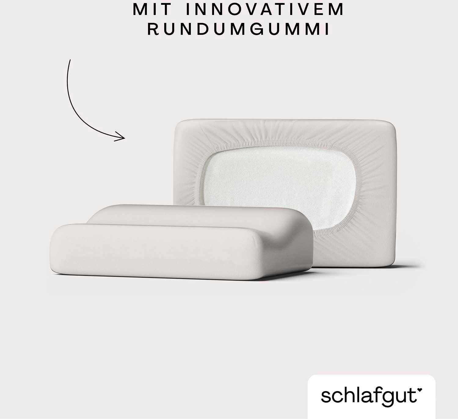 Schlafgut Kissenbezug »Pure flexibler Kissenbezug für Nackenstützkissen«, ( günstig online kaufen