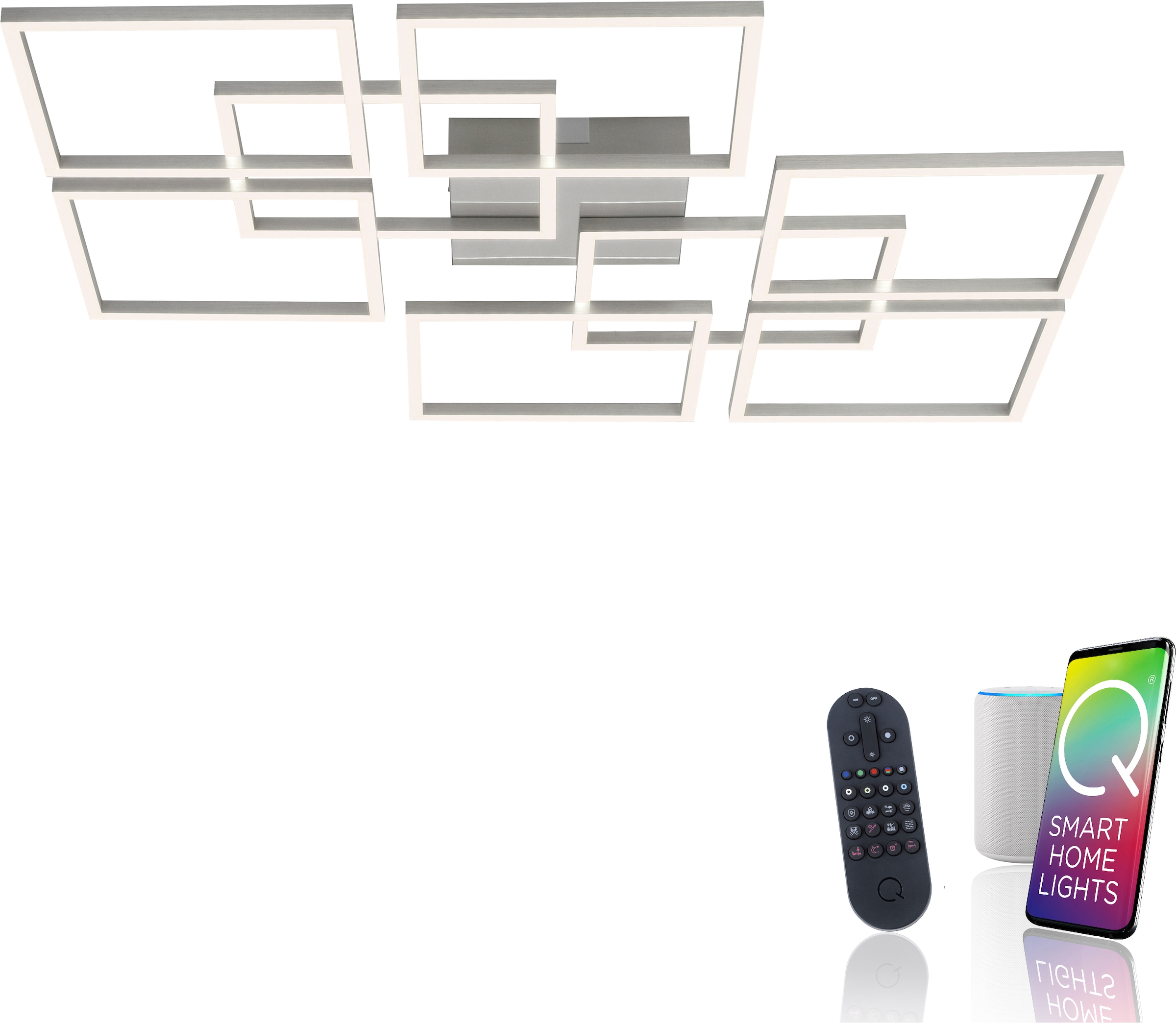 Neuhaus Q SMART HOME LIGHTS LED Deckenleuchte »Q-INIGO« LED-Board 1 Stk. warmweiß - kaltweiß